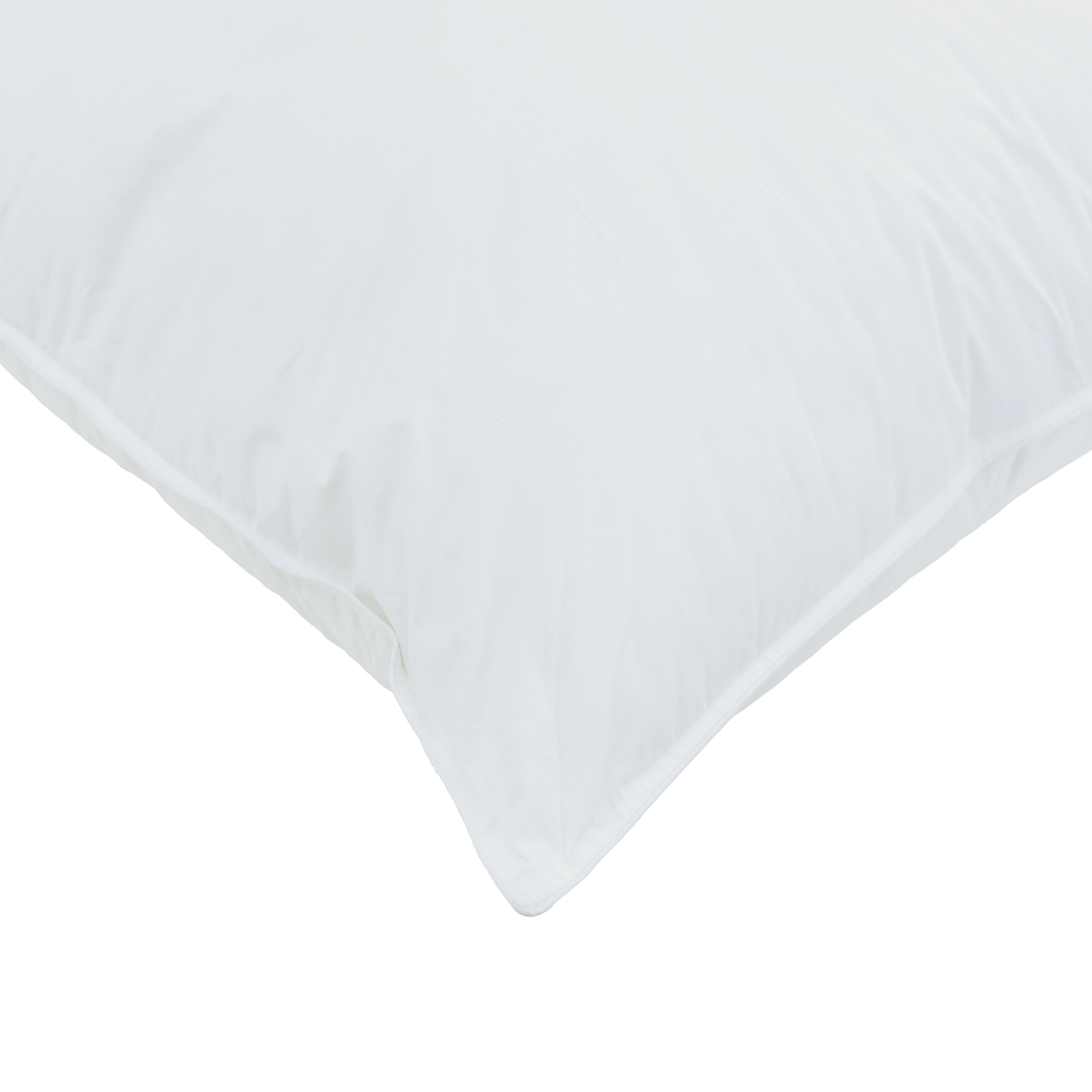 Hoofdkussen met kussen 2 pcs Wit 70 x 90 cm Katoen