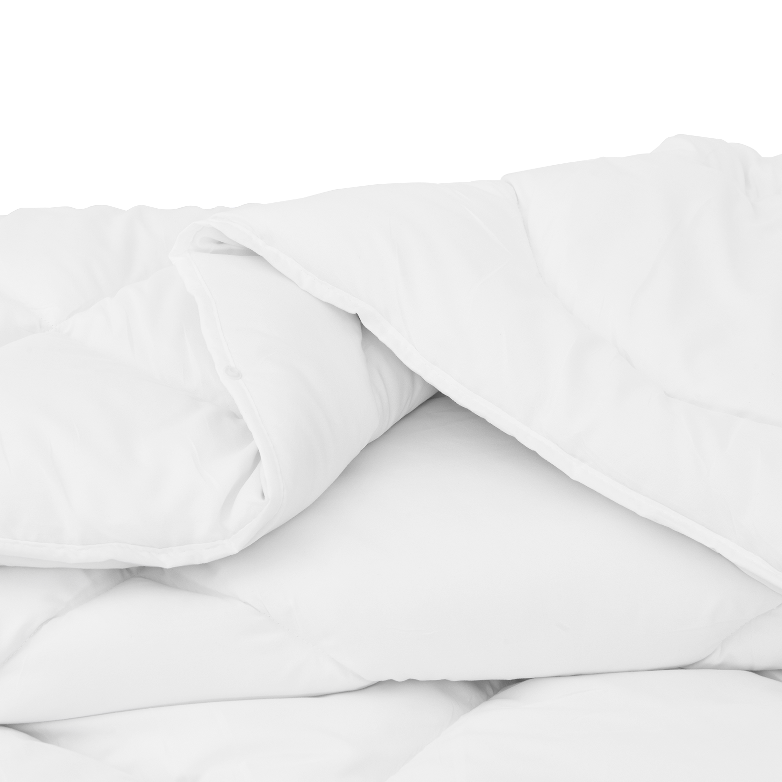 2-in-1 Dekbed Wit 200 x 140 x 10 cm Polyester