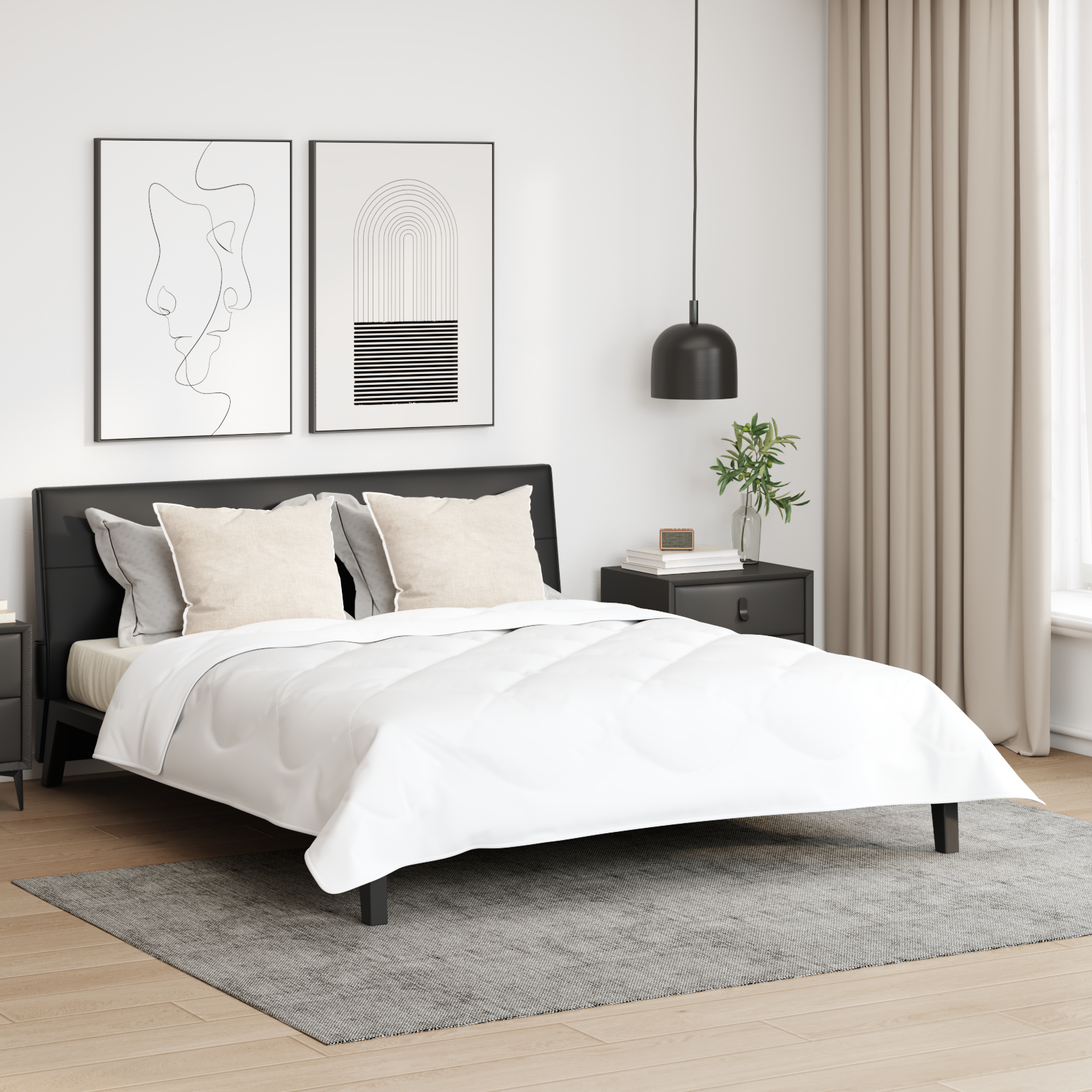 Kussens 2 pcs Wit 40 x 60 cm