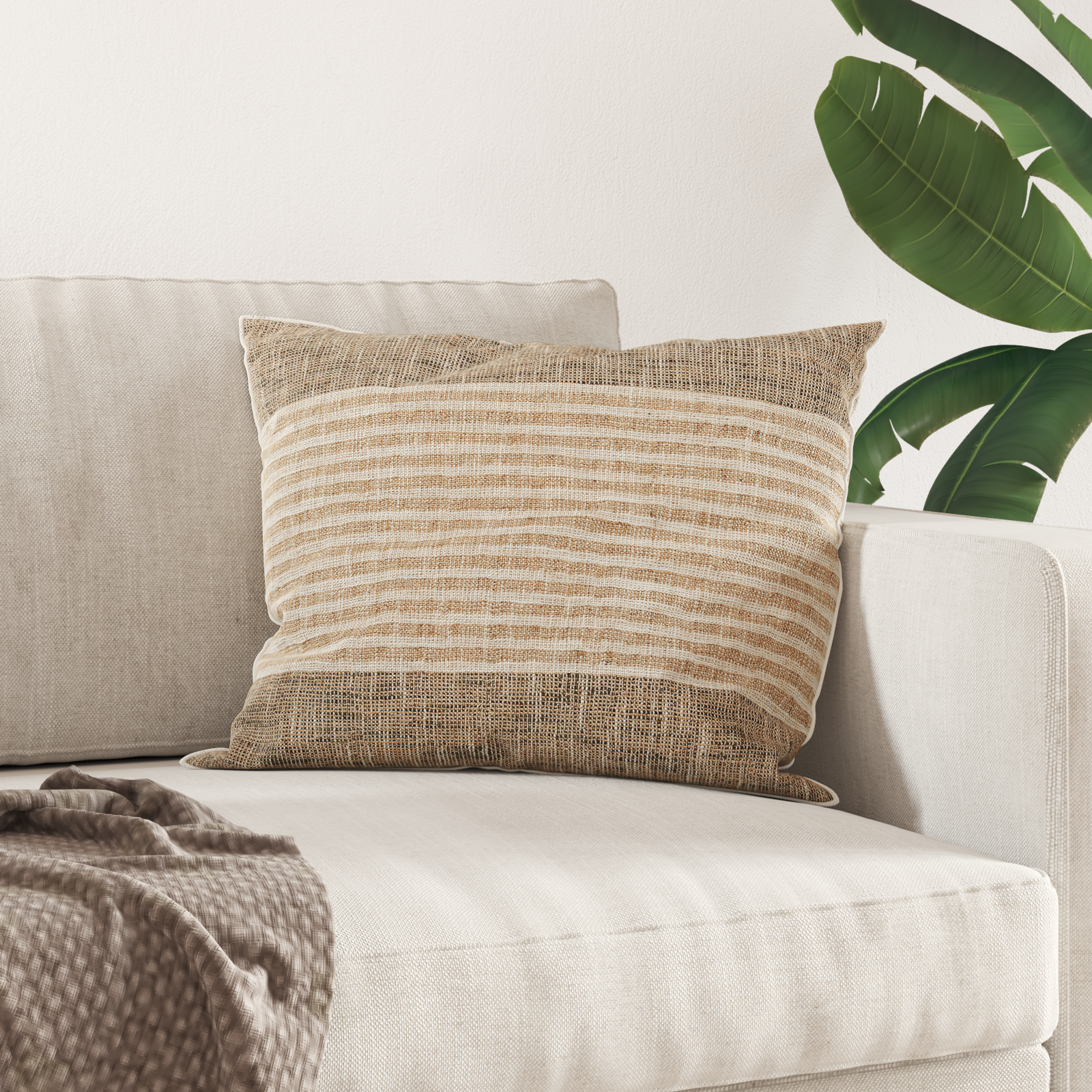 Hoofdkussen met kussen 2 pcs Wit 51 x 31 x 20 cm Polyester