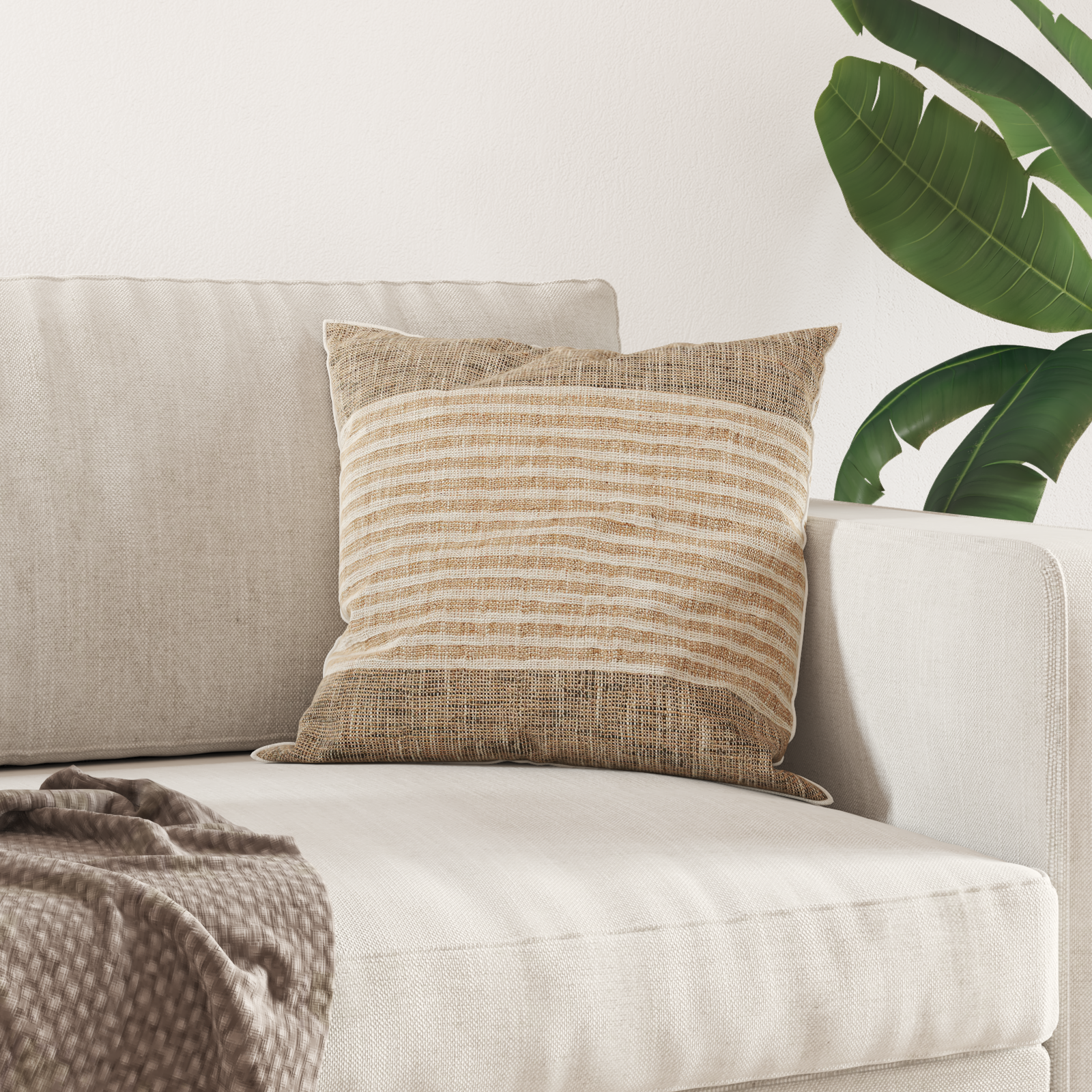 Hoofdkussen met kussen 2 pcs Wit 51 x 50 x 20 cm Polyester