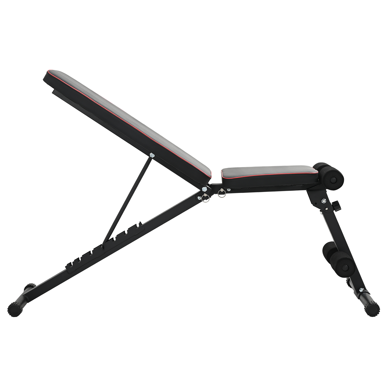 Adjustable Weight Bench Foldable 230 kg Black Steel - Image 3
