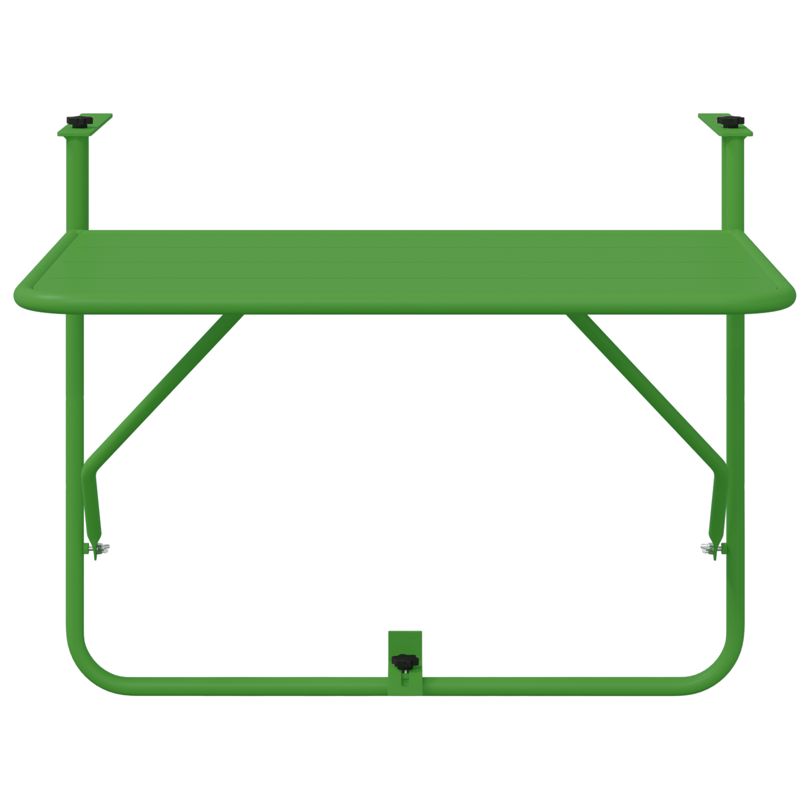 Foldable Green Balcony Table 60x40 cm Steel - Image 6