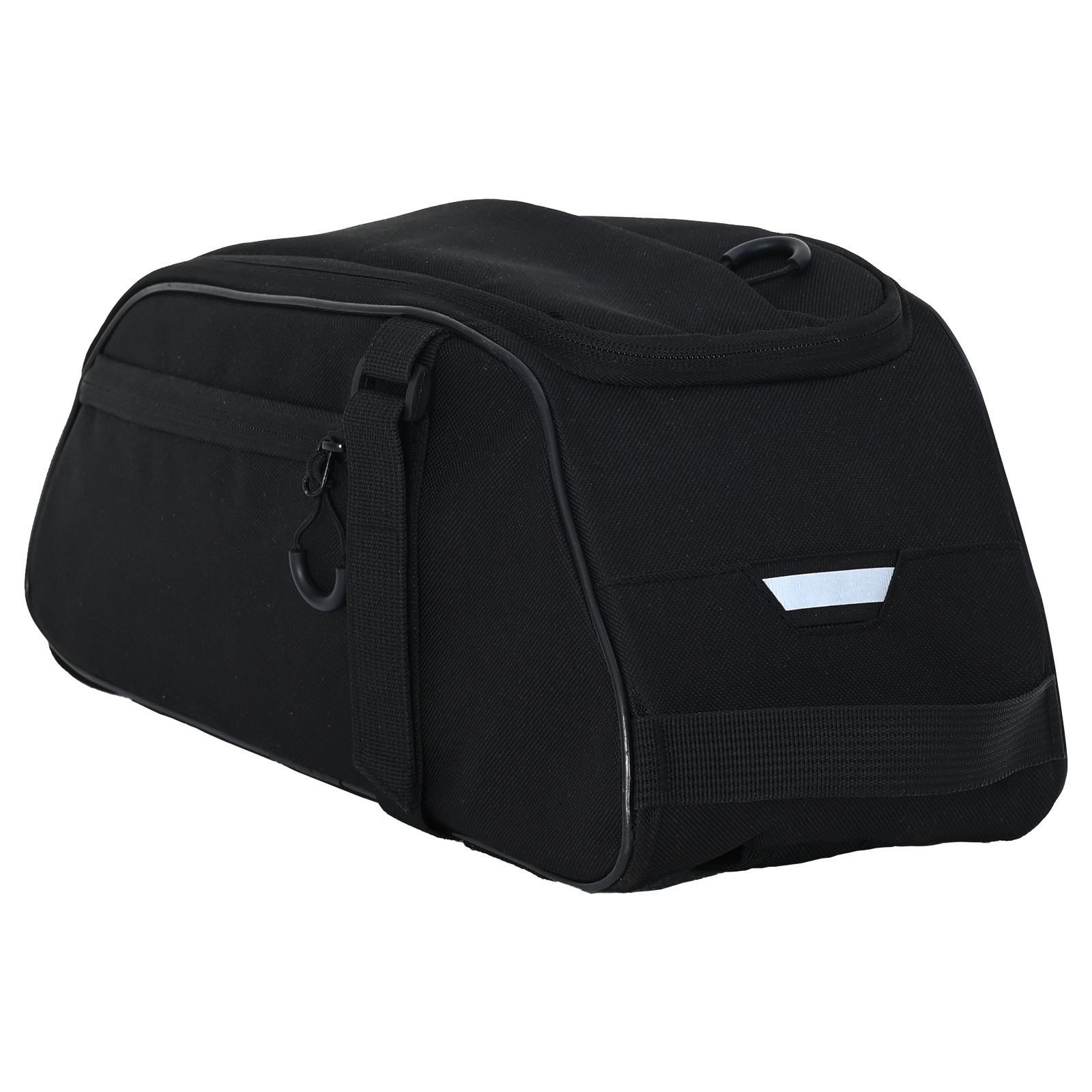 Bicycle Bag for Pannier Rack 8 L Black 38x16x16 cm - Image 8