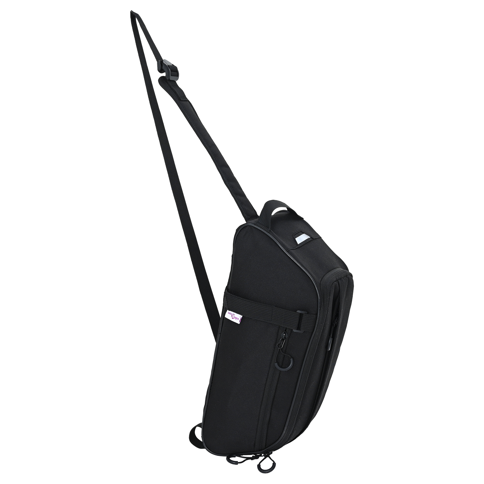Bicycle Bag for Pannier Rack 8 L Black 38x16x16 cm - Image 5