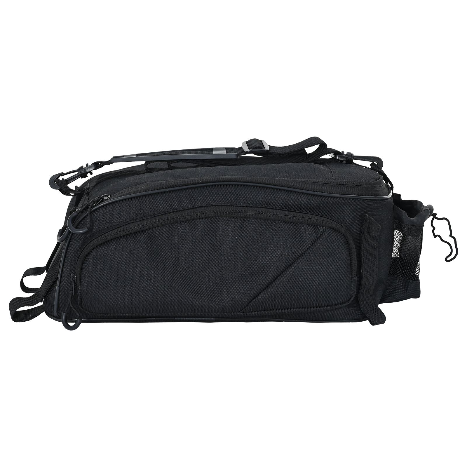 Bicycle Bag for Pannier Rack 12 L Black 38x21x16 cm - Image 4