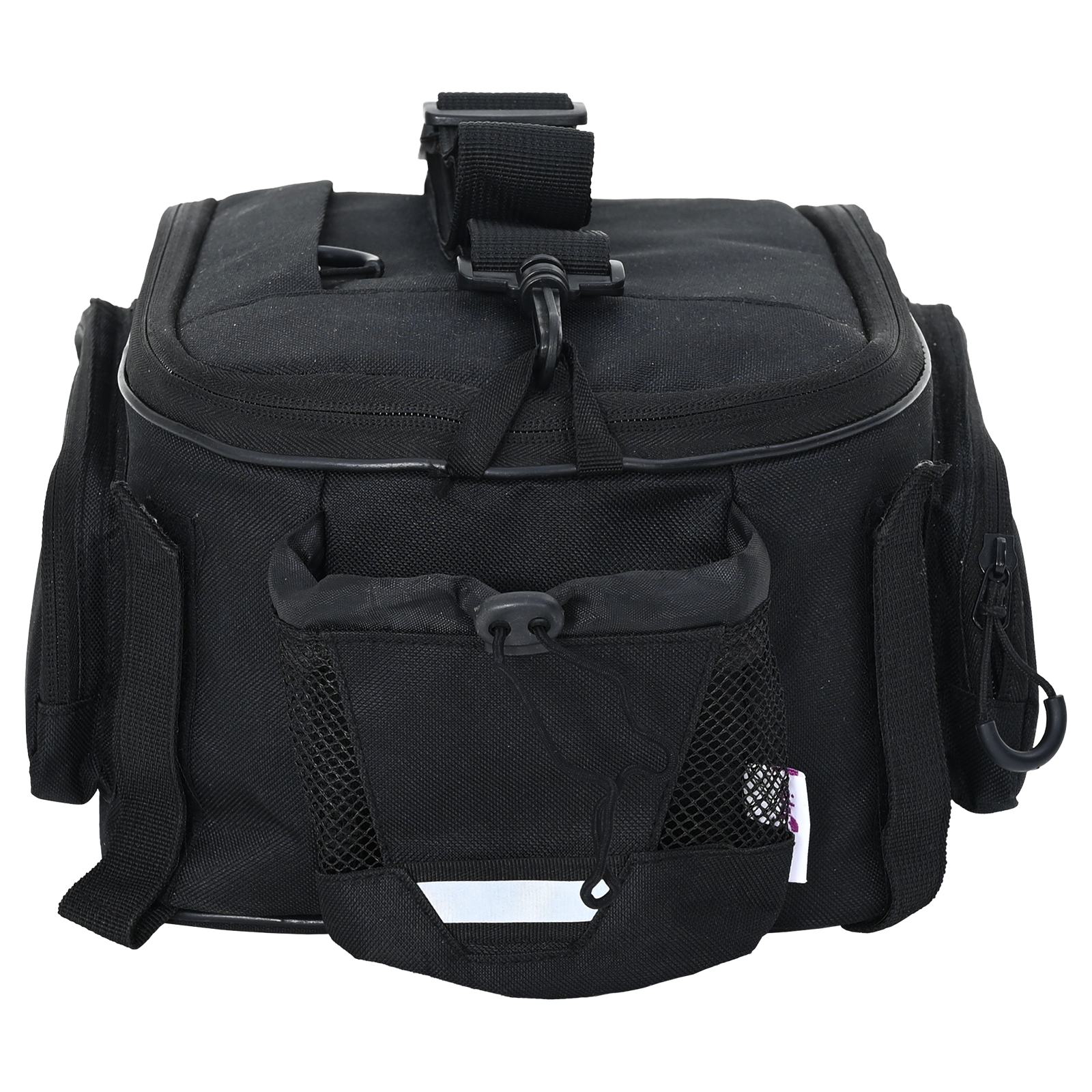 Bicycle Bag for Pannier Rack 12 L Black 38x21x16 cm - Image 5