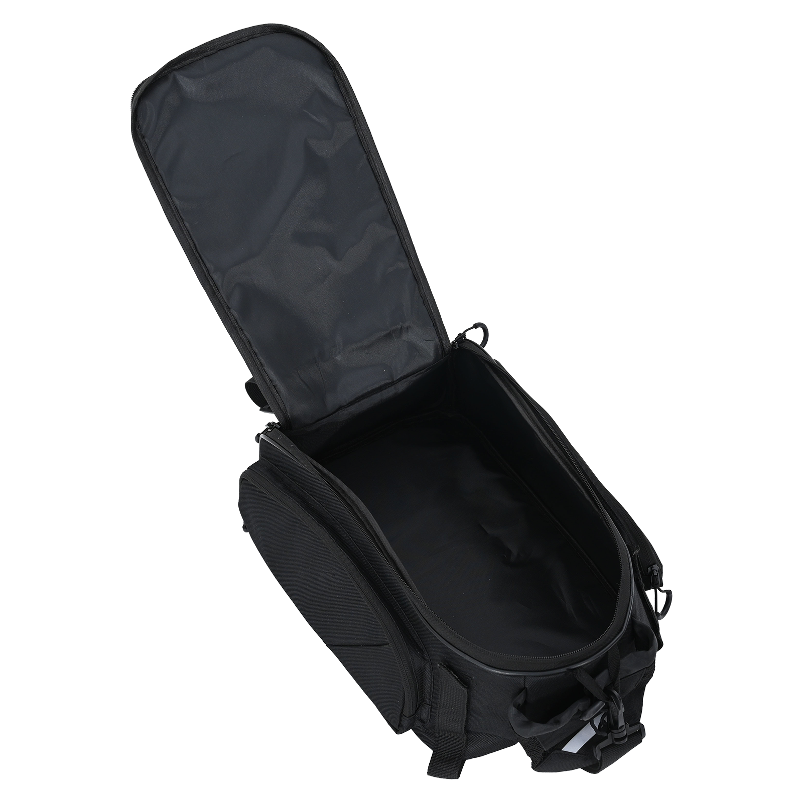 Bicycle Bag for Pannier Rack 12 L Black 38x21x16 cm - Image 6