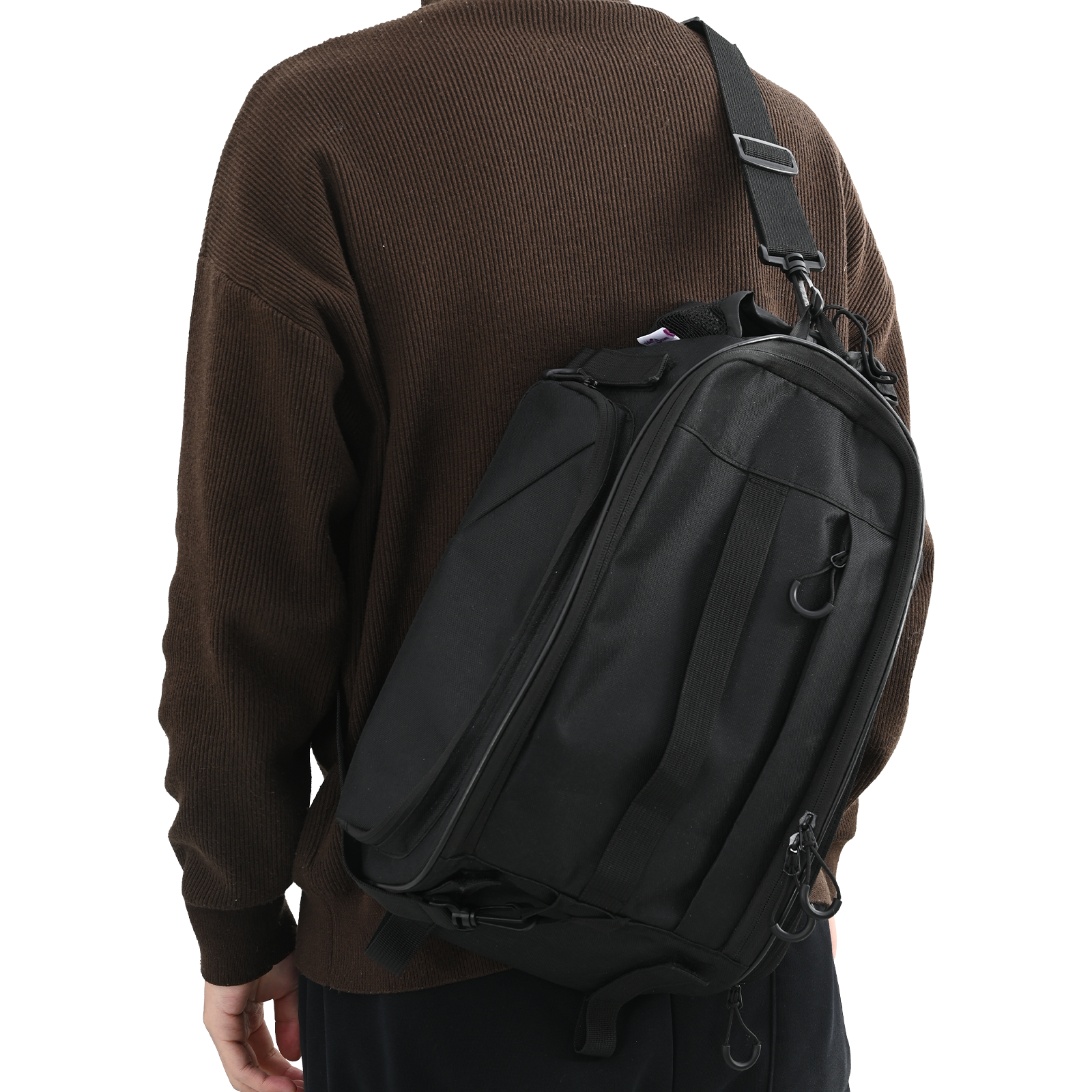 Bicycle Bag for Pannier Rack 12 L Black 38x21x16 cm - Image 3