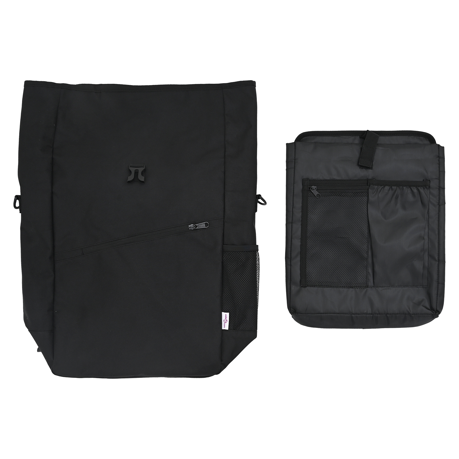 Bicycle Bag for Pannier Rack 25 L Black 33x16x48 cm - Image 7