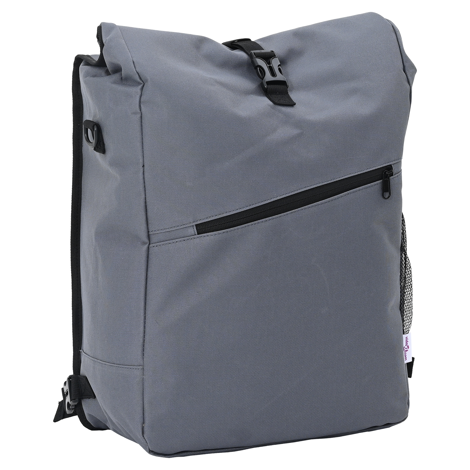 Bike Bag for Pannier Rack 25 L Grey 33x16x48 cm