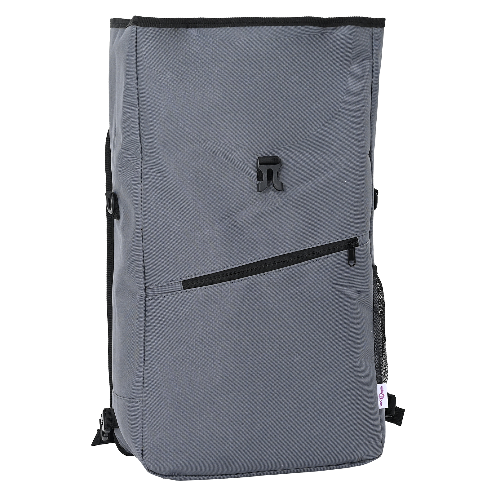 Bike Bag for Pannier Rack 25 L Grey 33x16x48 cm - Image 5
