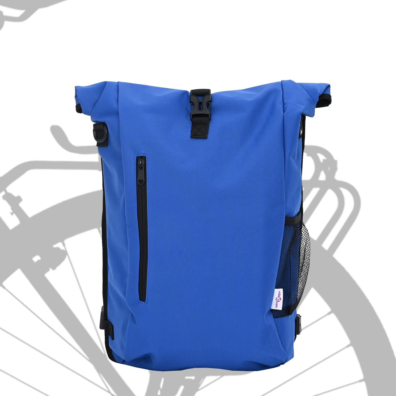 Bicycle Bag for Pannier Rack 20 L Blue 31x13x58 cm - Image 3