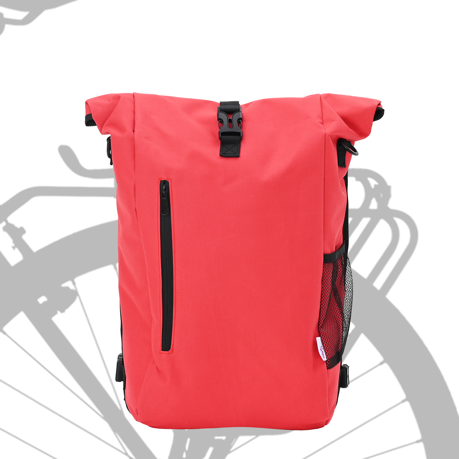 Bike Bag for Pannier Rack 20 L Red 31x13x58 cm - Image 2