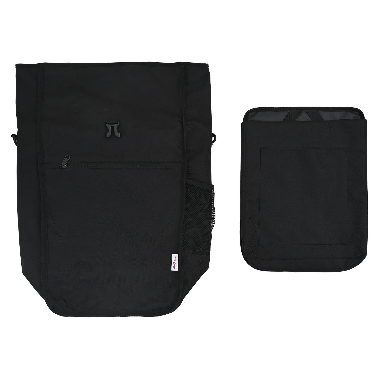 Bike Bag for Pannier Rack 20L Black 34x16x59 cm - Image 7