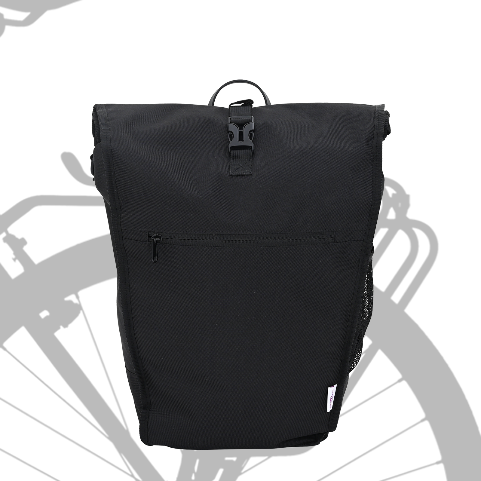 Bike Bag for Pannier Rack 20L Black 34x16x59 cm - Image 2