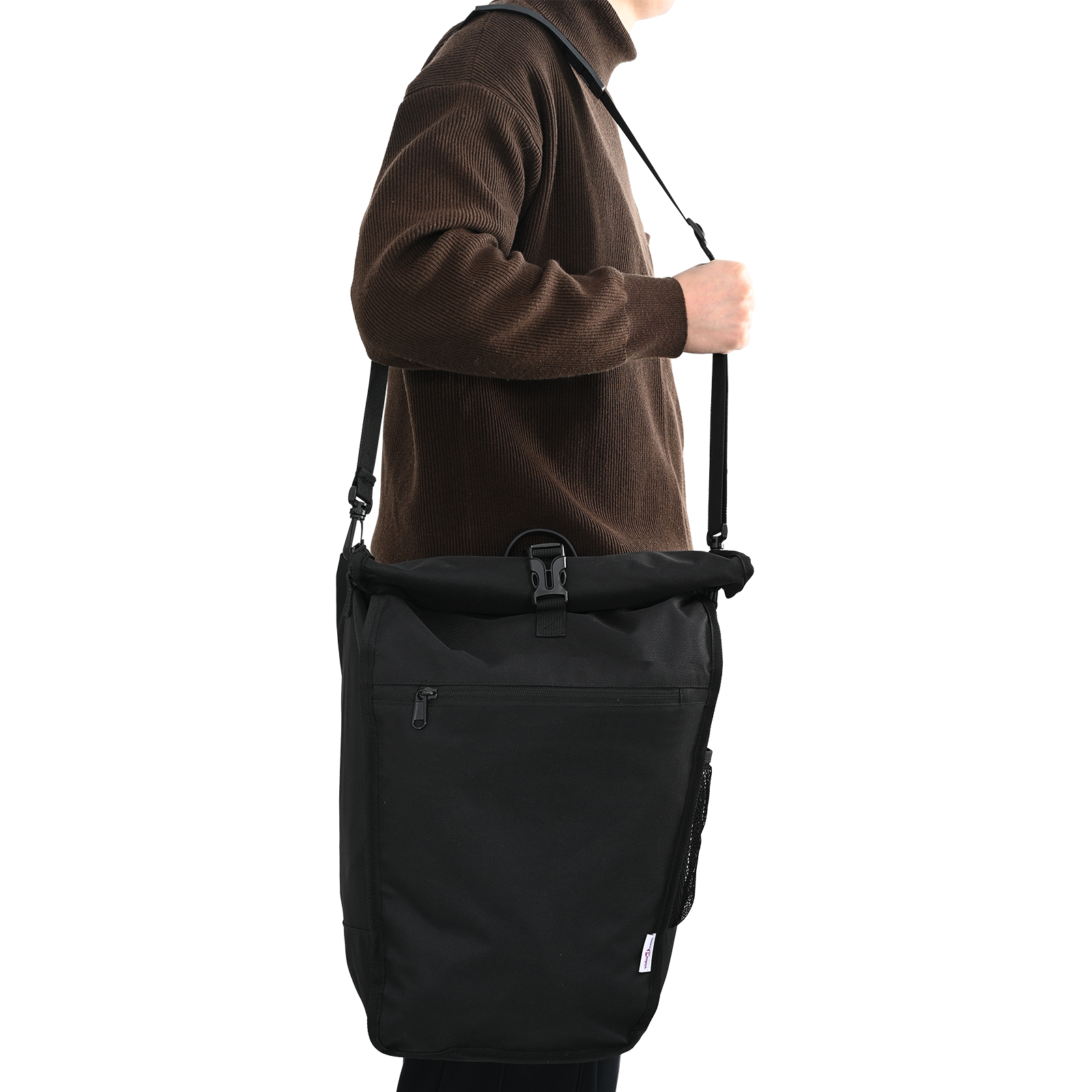 Bike Bag for Pannier Rack 20L Black 34x16x59 cm - Image 3