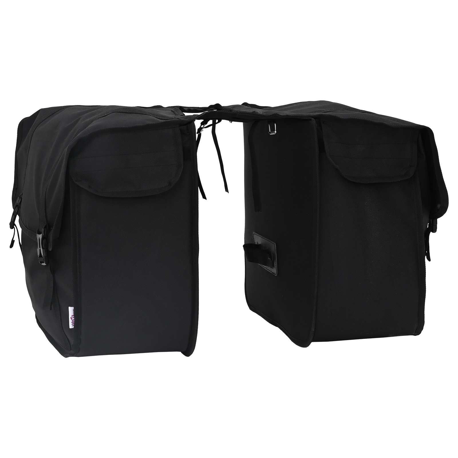 Bicycle Pannier Bag Double Bags 48 L Black - Image 5