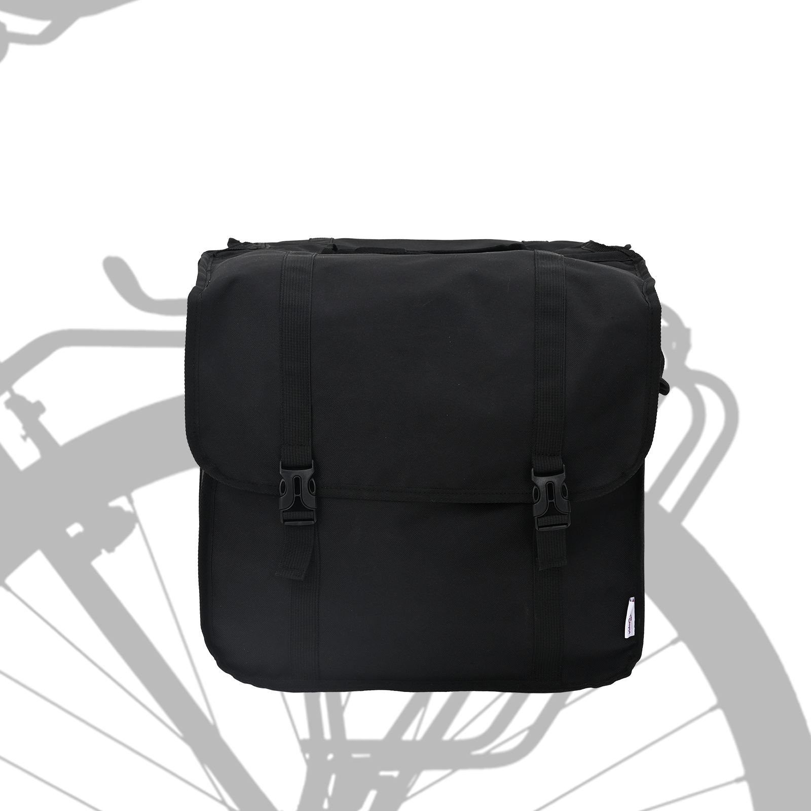 Bicycle Pannier Bag Double Bags 48 L Black - Image 2