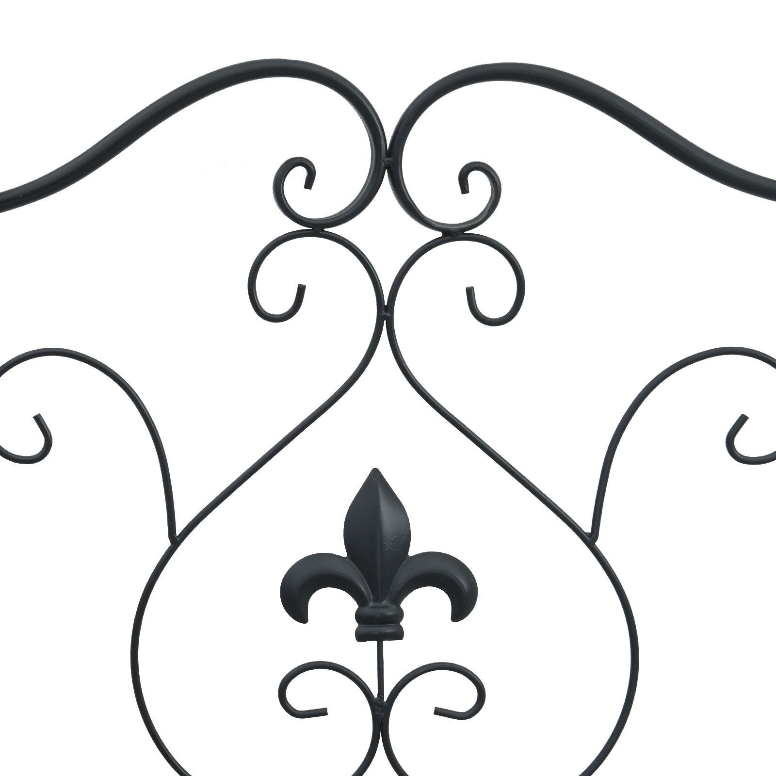 Outdoor Bench Black Metal Standard Tough Outdoor Bench - Image 8