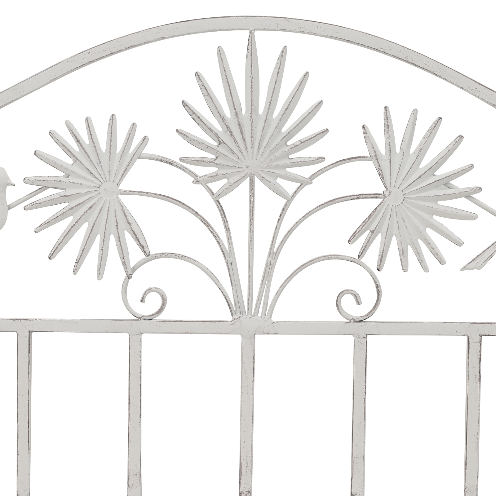 Bench White Metal 104 x 52.5 x 89 cm Built to Last - Image 8