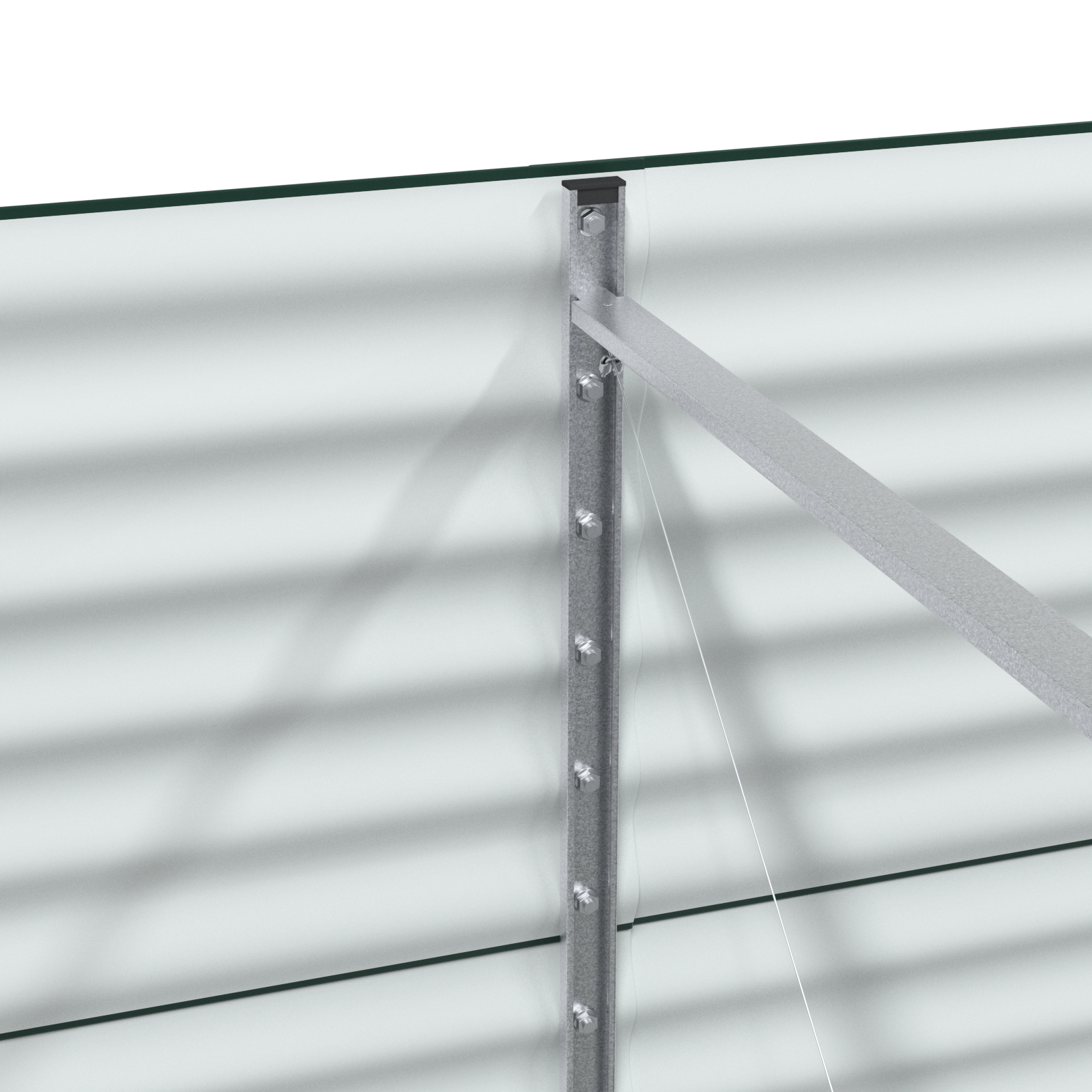 Green Garden Raised Bed 400x80x81 cm Galvanized Steel - Image 9