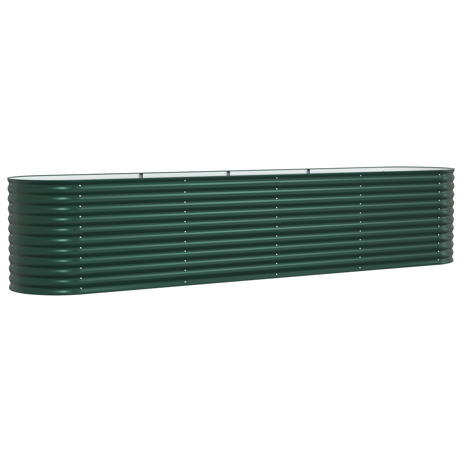 Green Garden Raised Bed 400x80x81 cm Galvanized Steel - Image 2