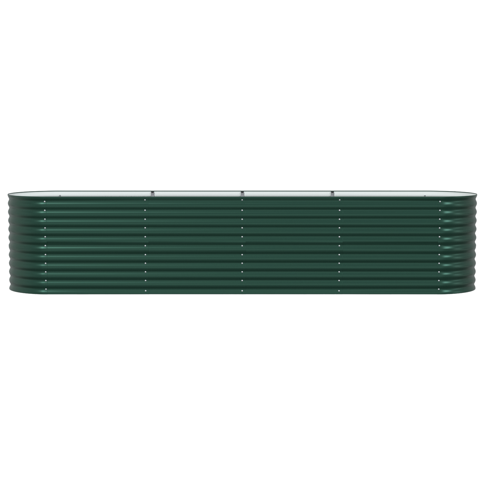 Green Garden Raised Bed 400x80x81 cm Galvanized Steel - Image 6