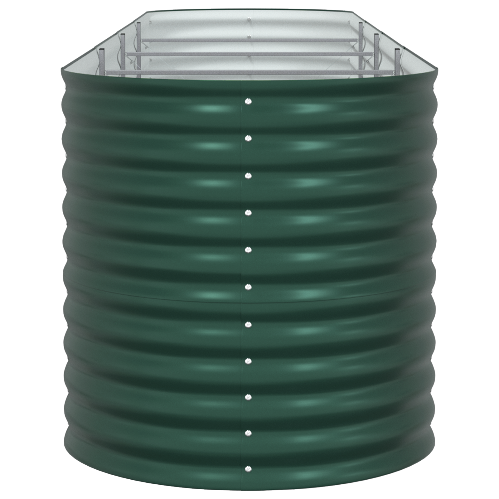 Green Garden Raised Bed 400x80x81 cm Galvanized Steel - Image 7