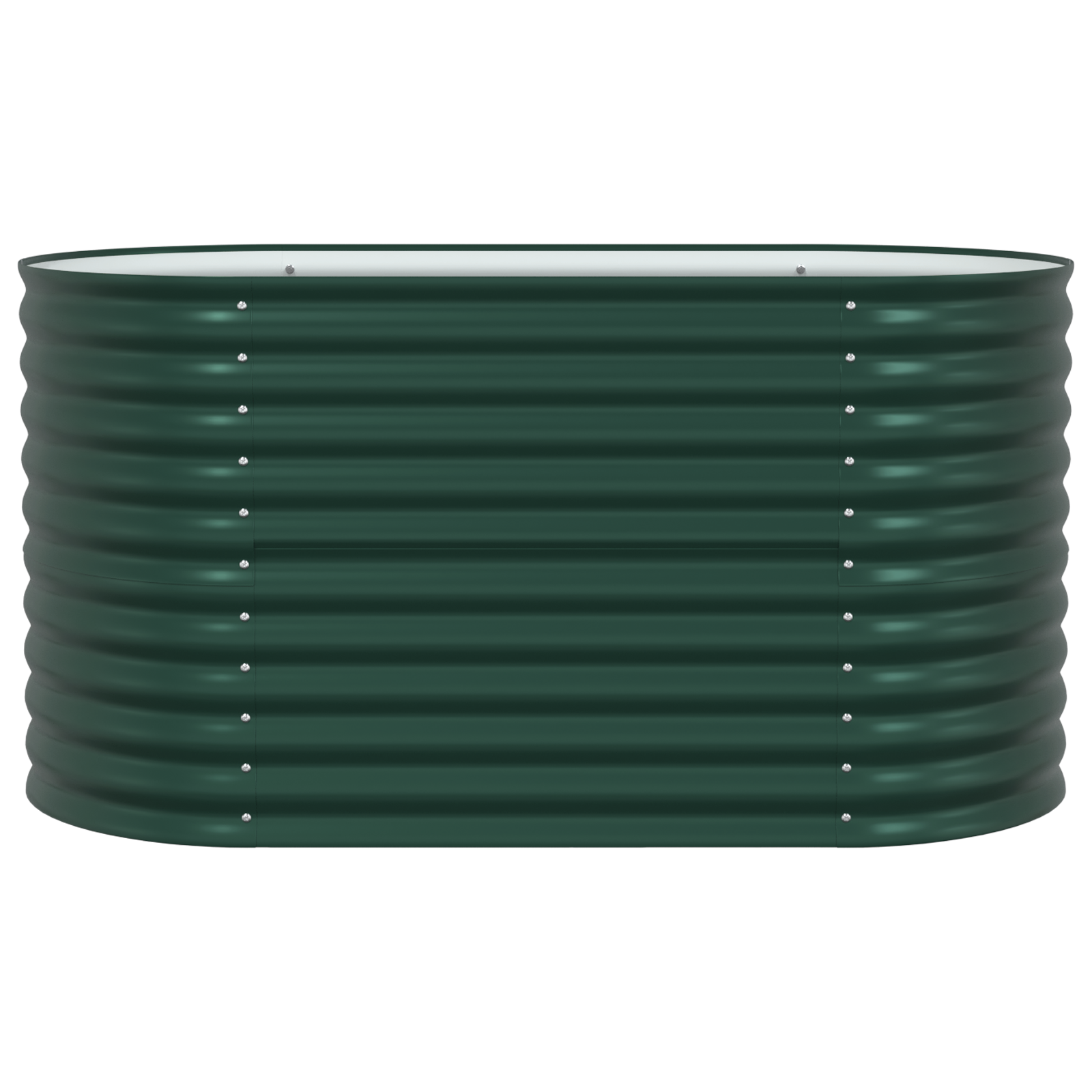 Garden Raised Bed Green 160x80x81 cm Galvanized Steel - Image 6