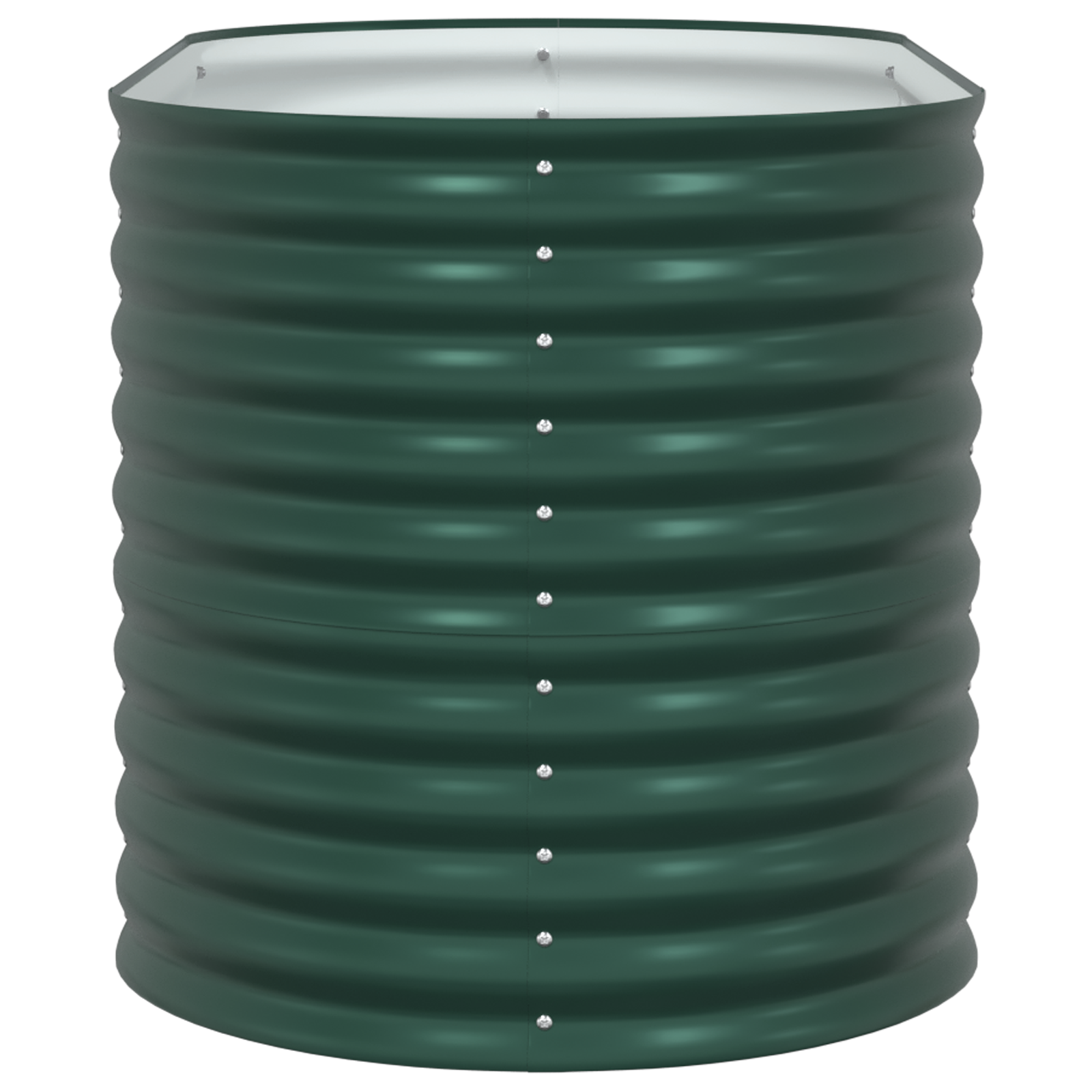 Garden Raised Bed Green 160x80x81 cm Galvanized Steel - Image 7