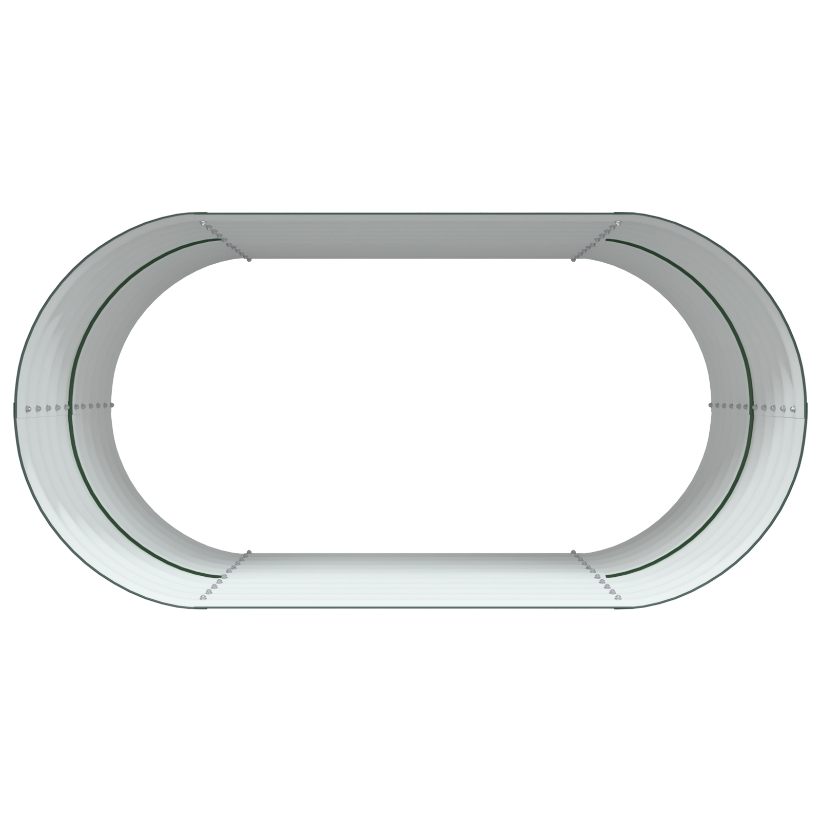 Garden Raised Bed Green 160x80x81 cm Galvanized Steel - Image 8