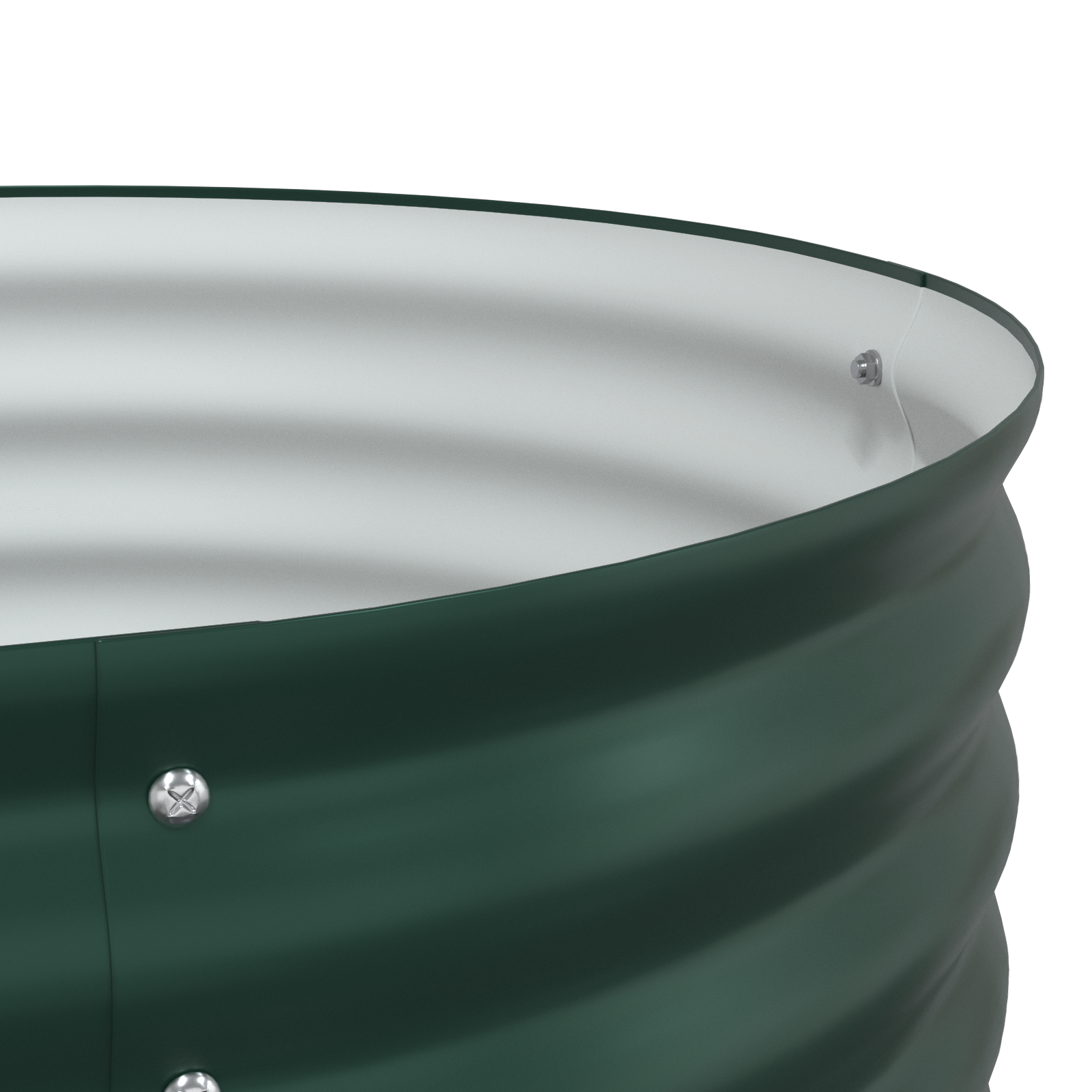 Garden Raised Bed Green Galvanised steel 320 x 80 x 44 cm Durable - Image 10