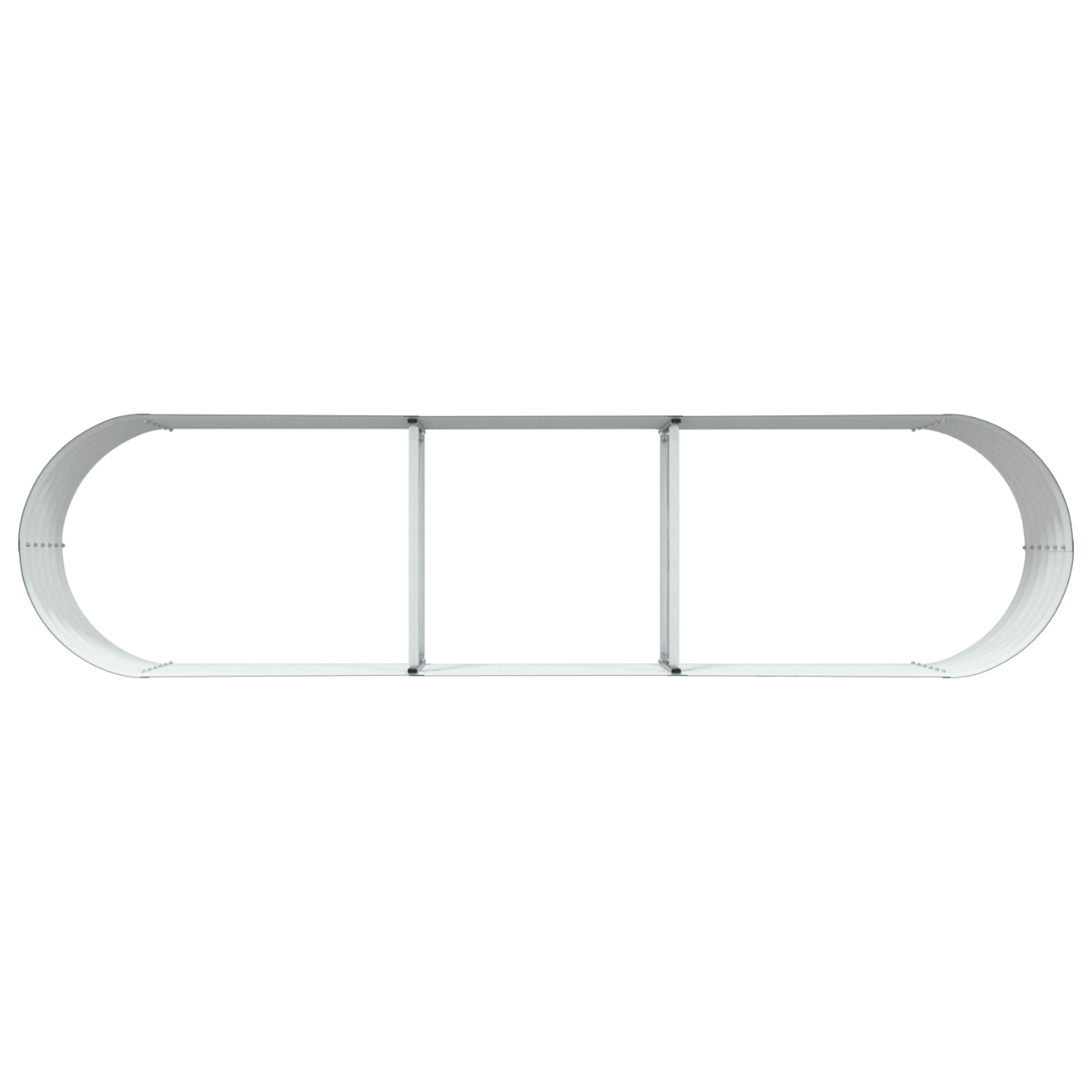 Garden Raised Bed Green Galvanised steel 320 x 80 x 44 cm Durable - Image 8