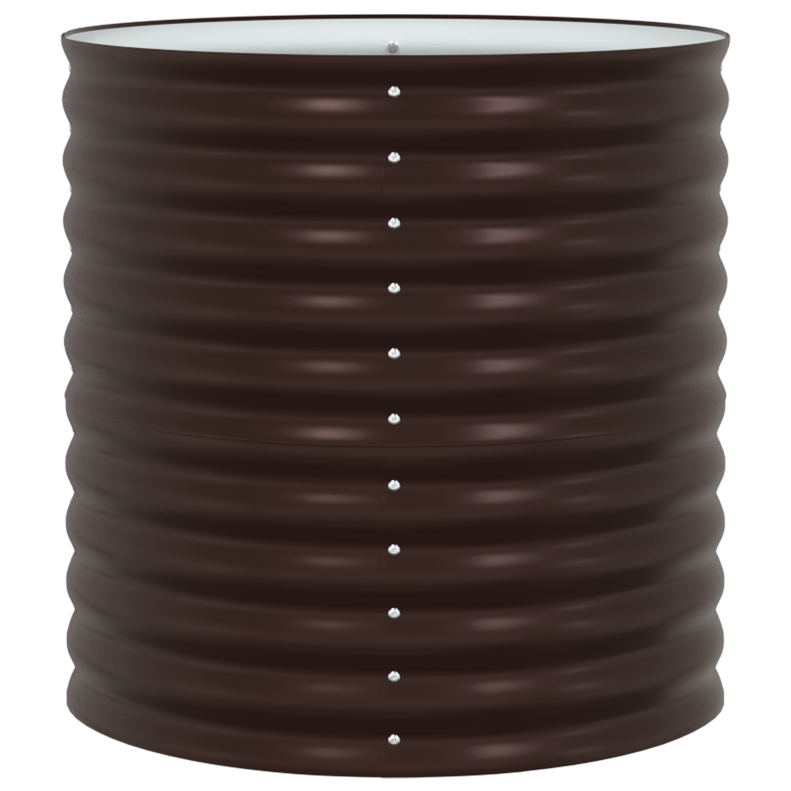 Garden Raised Bed - Brown 80x80x81 cm Galvanized Steel - Image 7