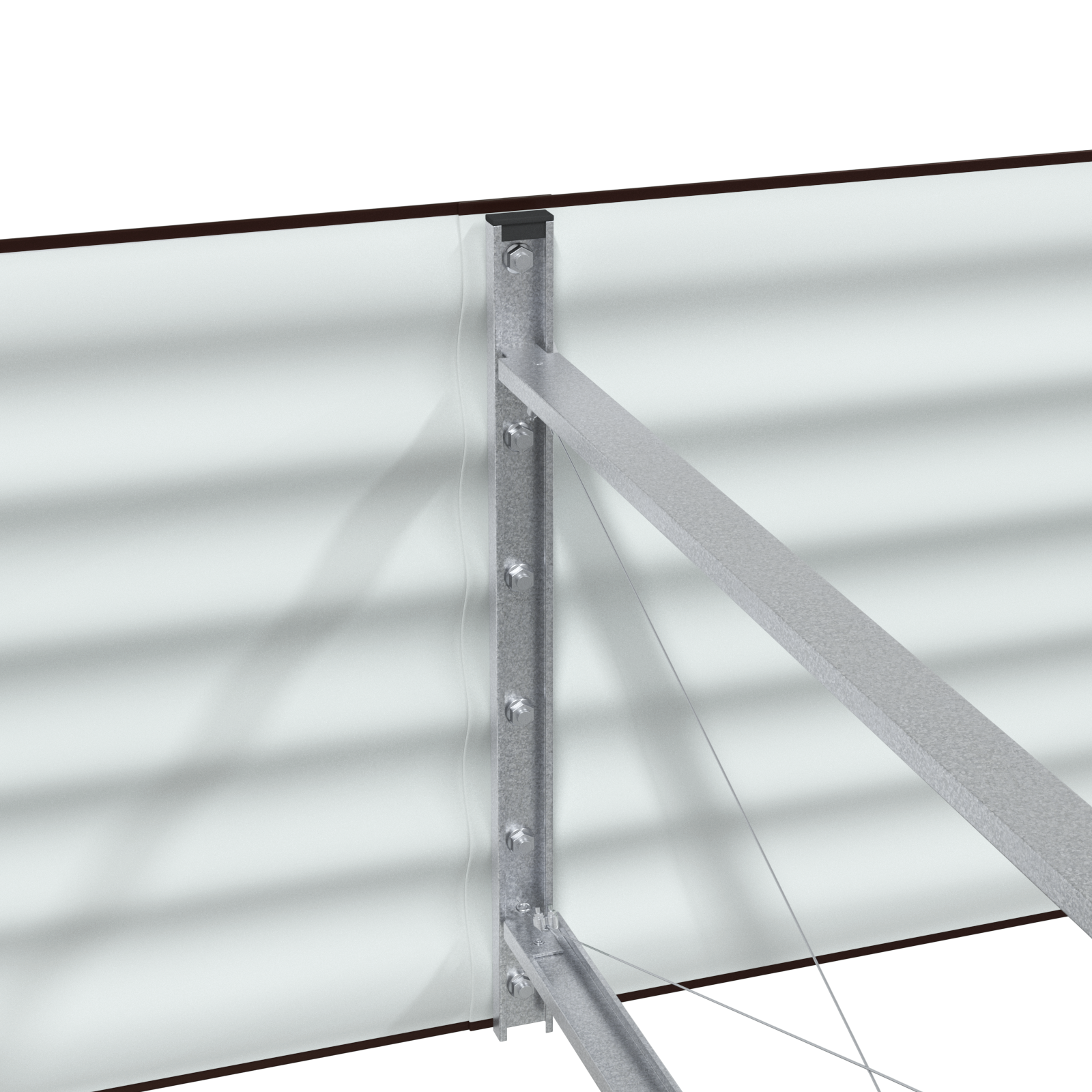 Garden Raised Bed in Brown, 400x80x44 cm, Made of Galvanised Steel - Image 9