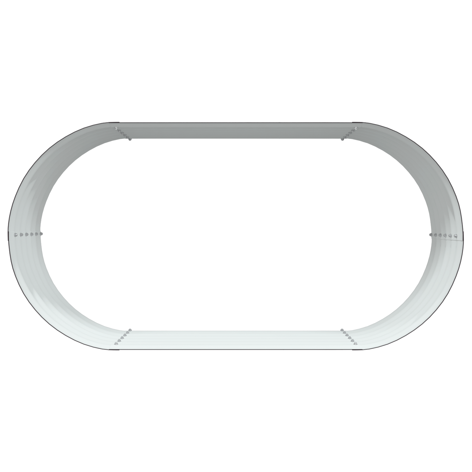 Garden Raised Bed Brown 160x80x44 cm Galvanized Steel - Image 8