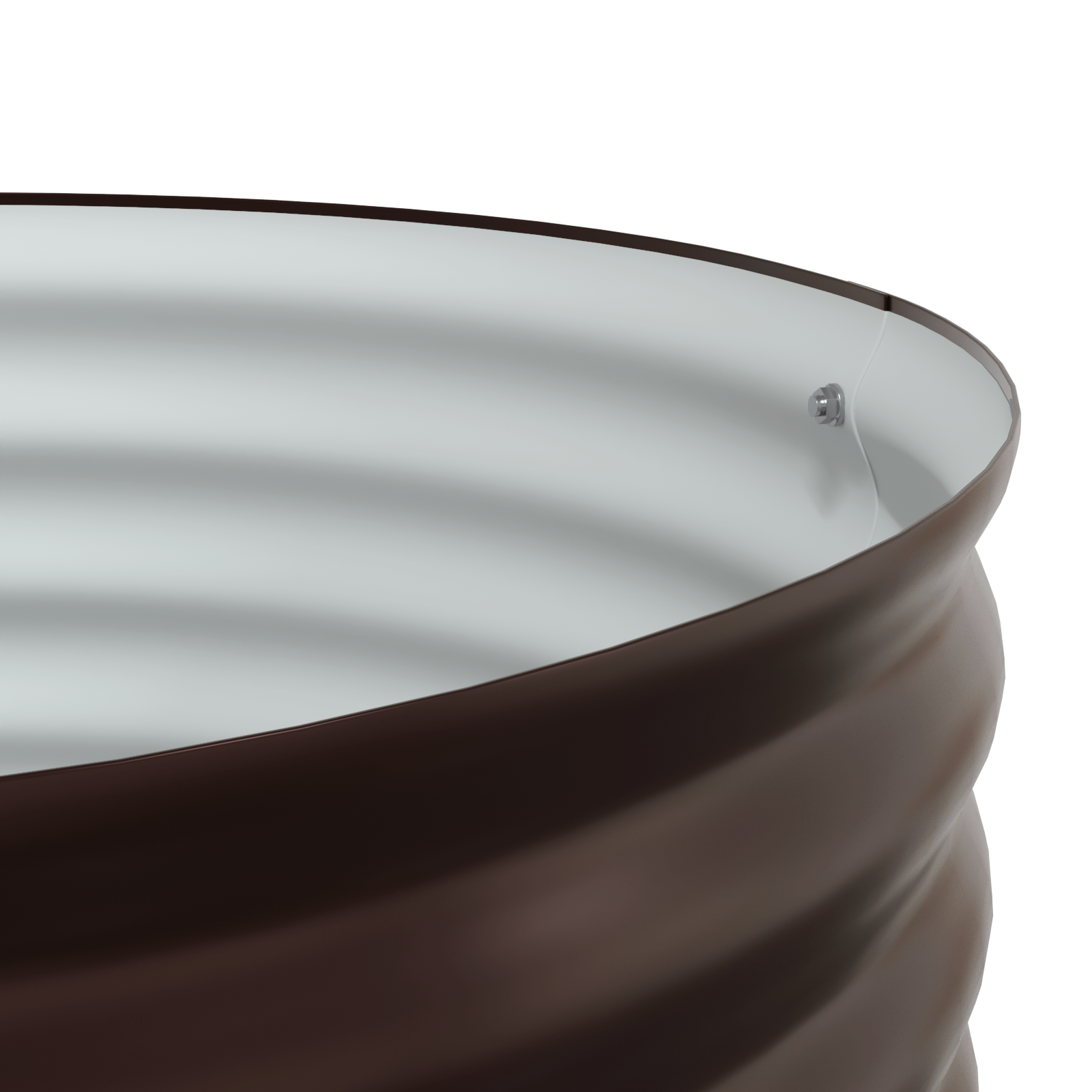 Garden Raised Bed - Brown, 80x80x44 cm, Made from Galvanised Steel - Image 9