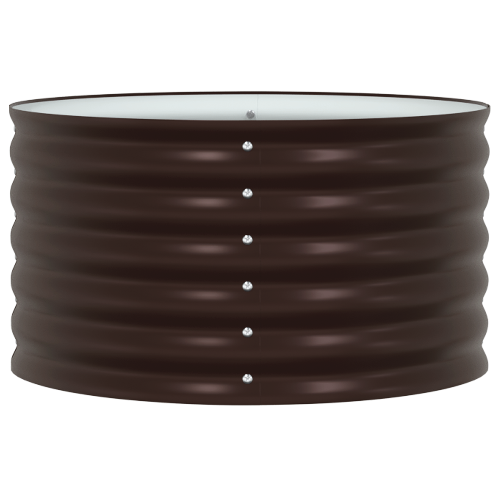 Garden Raised Bed - Brown, 80x80x44 cm, Made from Galvanised Steel - Image 6