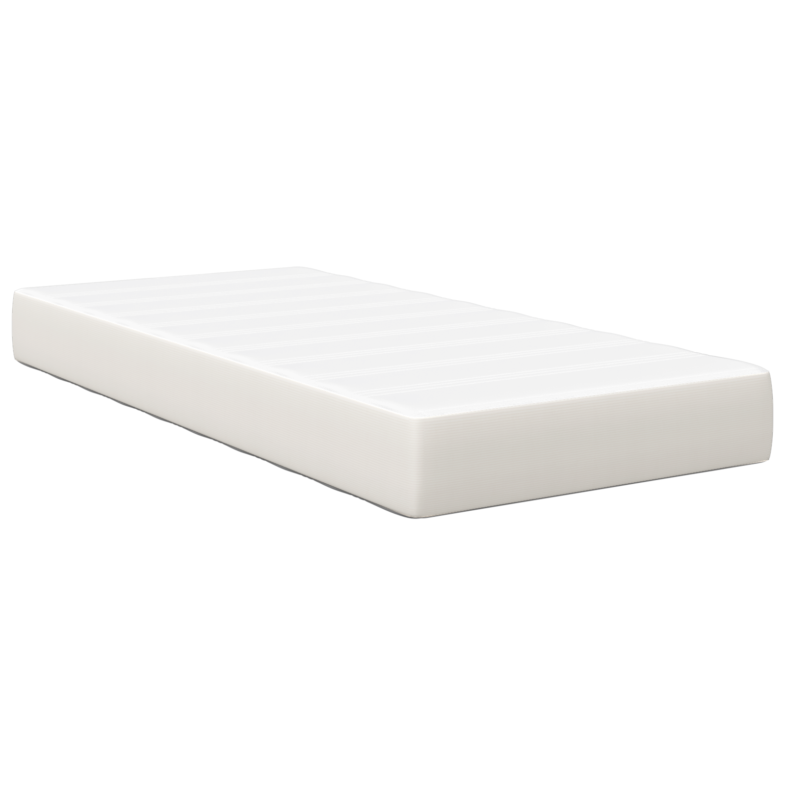 Pocket Spring Bed Mattress - Cream, Medium, 90x190x20 cm, Fabric - Image 2
