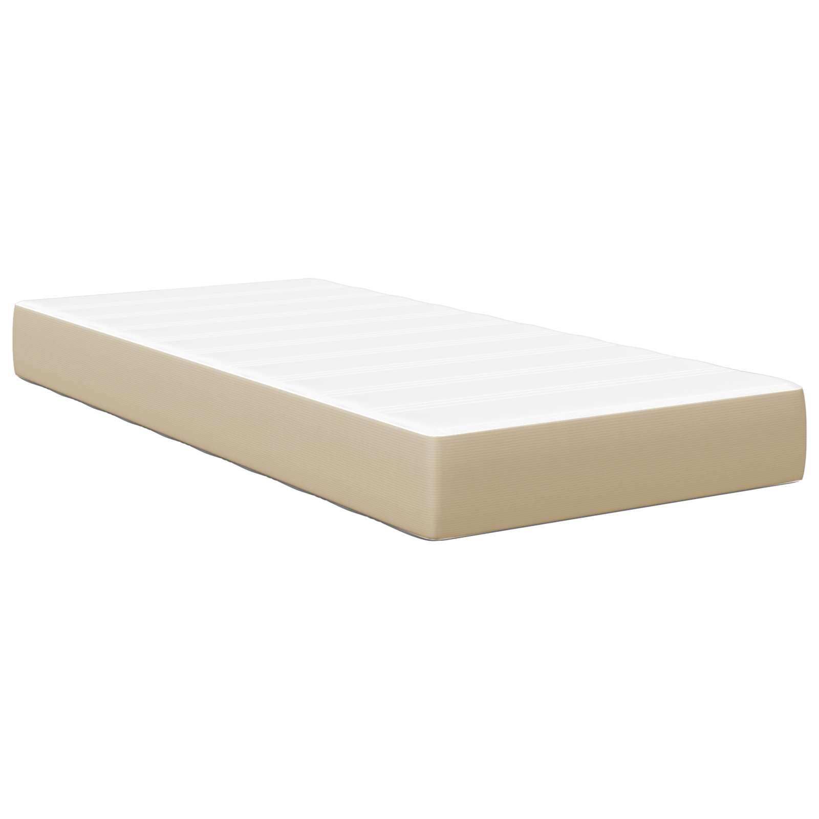 Pocket Spring Bed Mattress - Light Green and Grey, Medium Firmness, 90x200x20 cm Fabric - Image 2