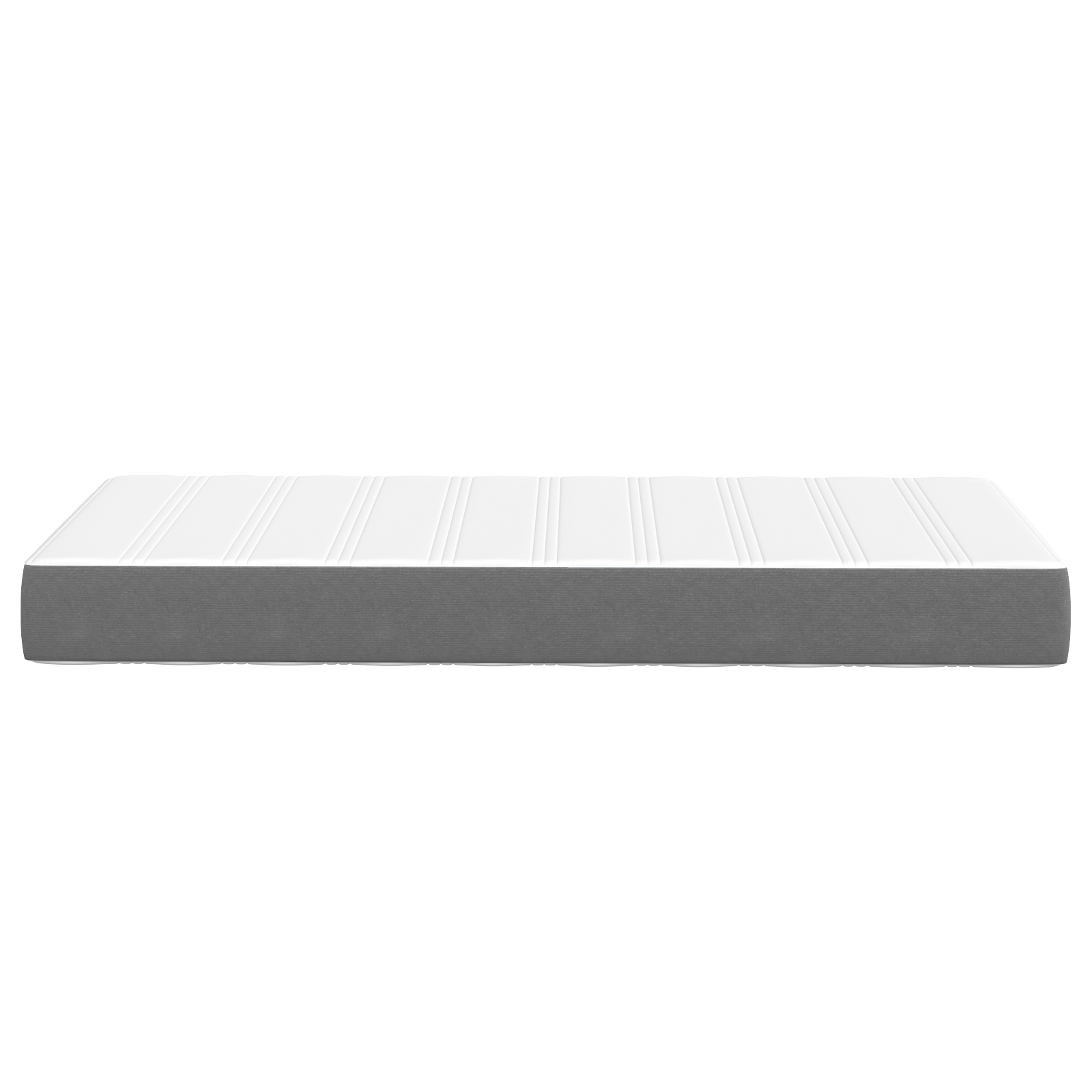 Pocket Spring Bed Mattress - Light Grey, Medium, 100x200x20 cm, Fabric - Image 5