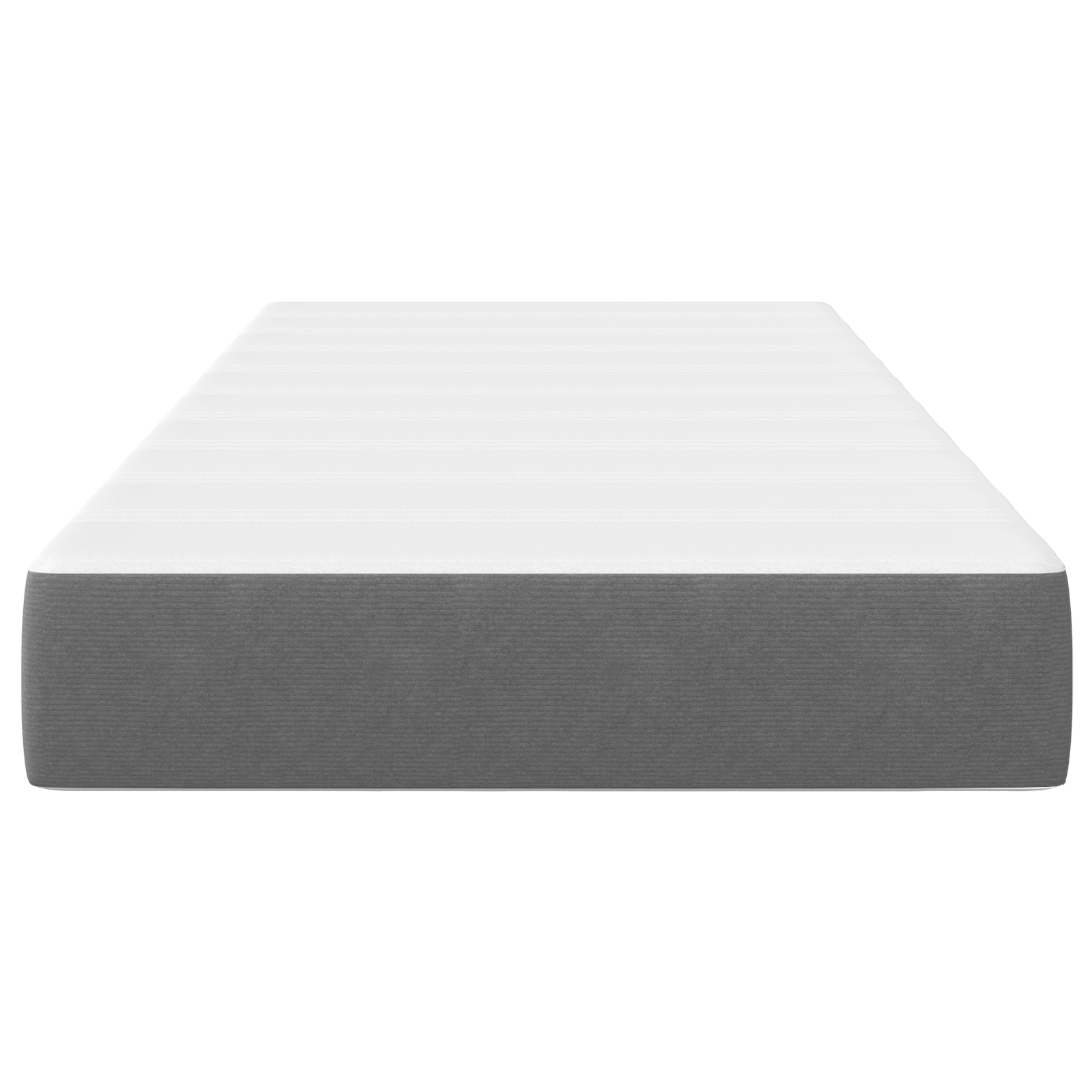 Pocket Spring Bed Mattress - Light Grey, Medium, 100x200x20 cm, Fabric - Image 6