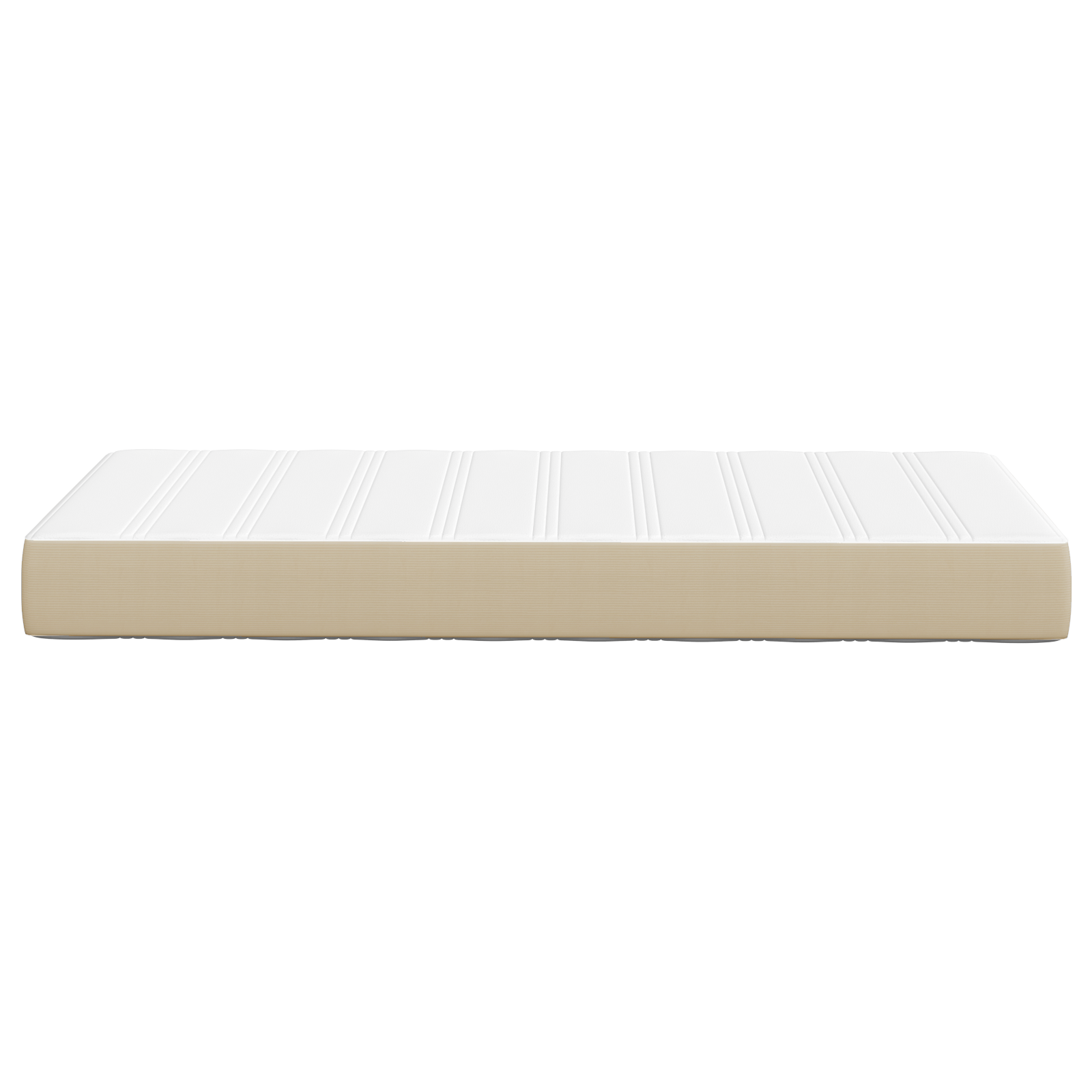 Pocket Spring Bed Mattress - Light Green and Grey, Medium Firmness, 100x200x20 cm Fabric - Image 5