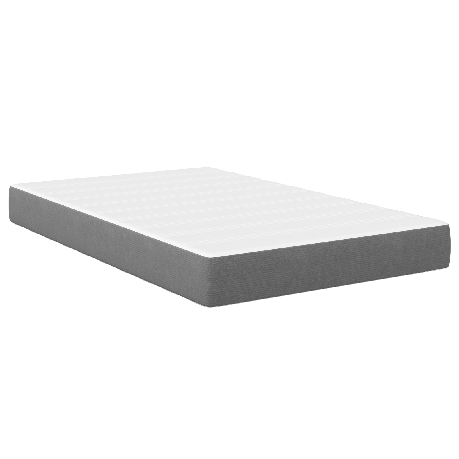 Pocket Spring Bed Mattress - Light Grey, Medium, 120x200x20 cm, Fabric - Image 2