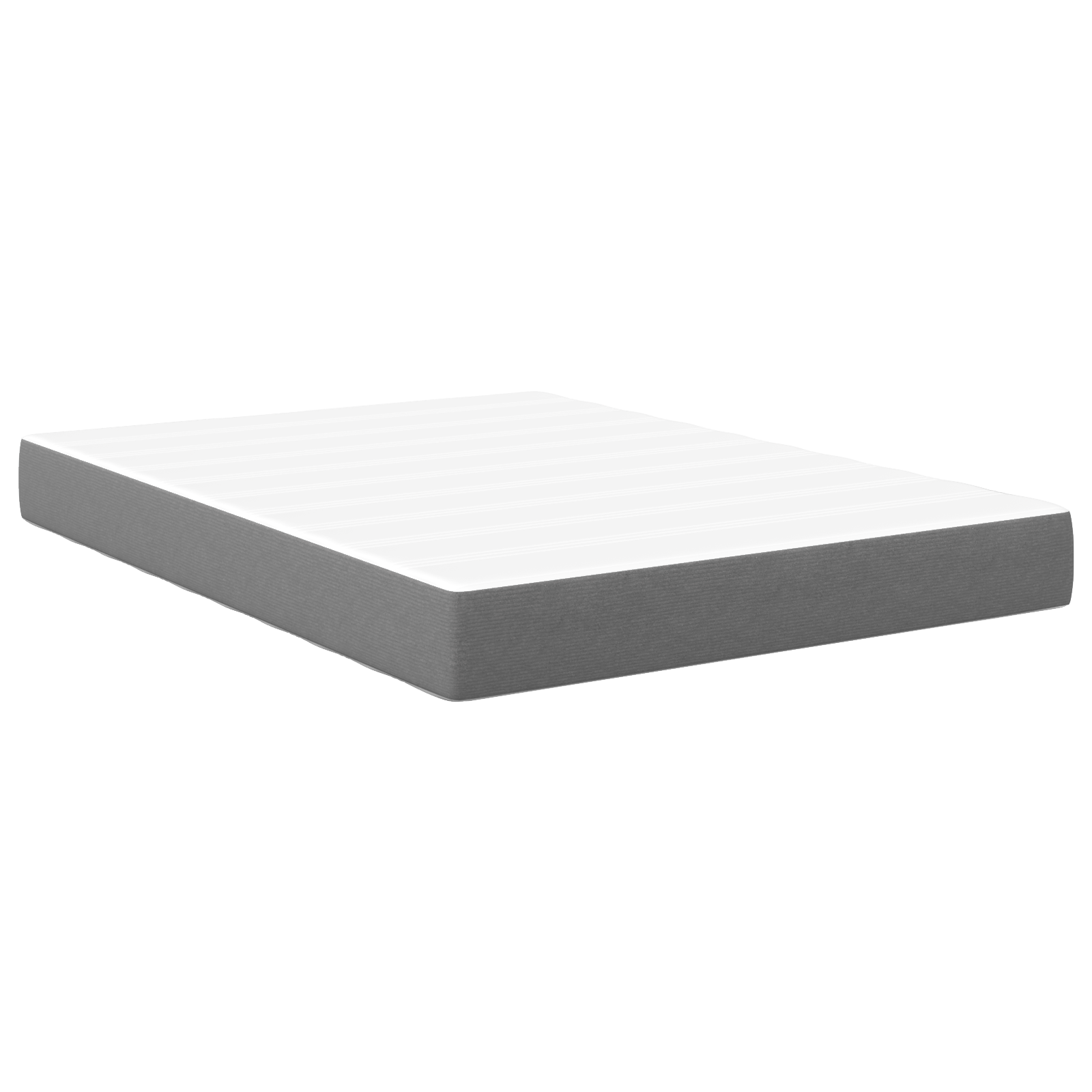 Pocket Spring Bed Mattress in Light Grey - Medium firmness, 140x190x20 cm, Fabric - Image 2