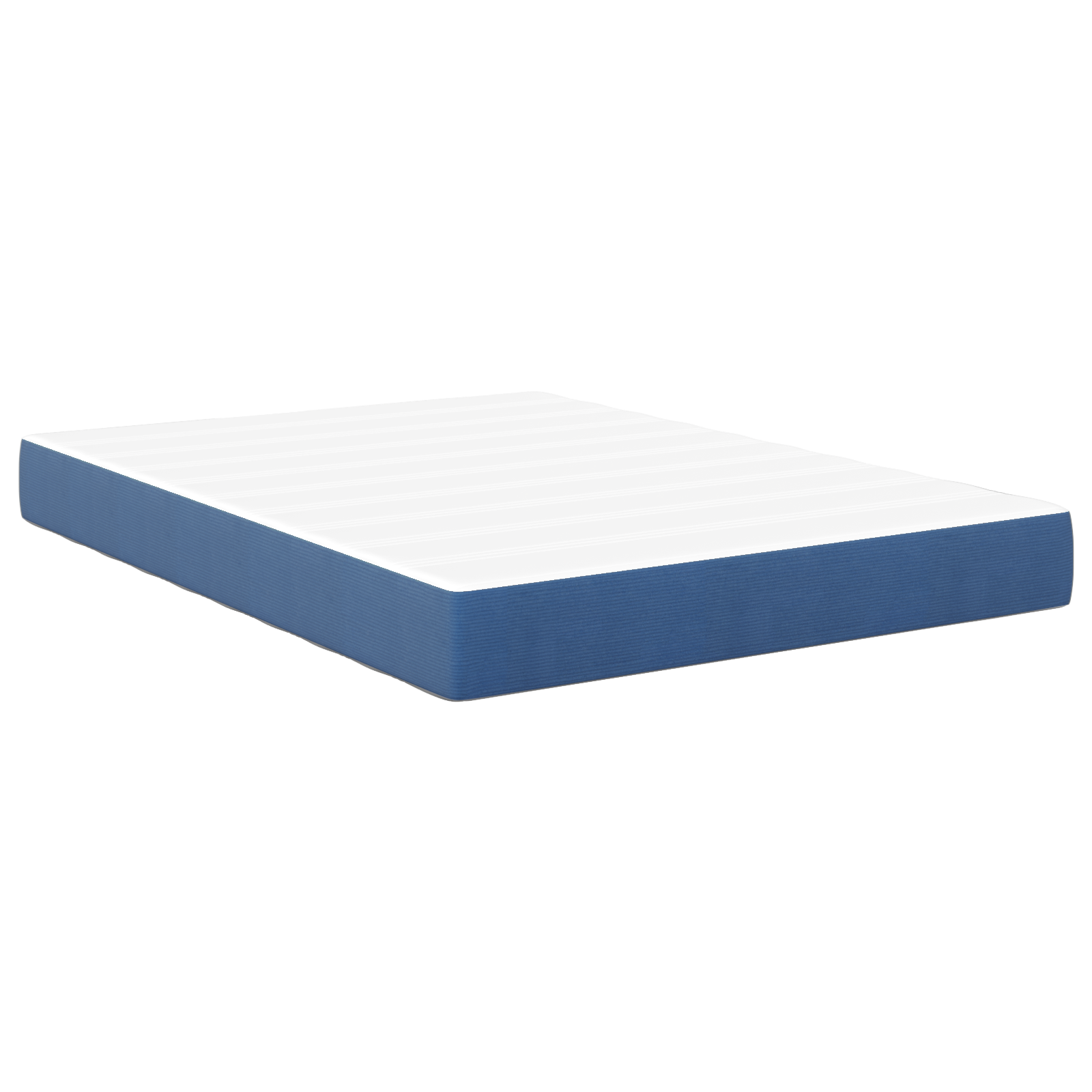 Blue Medium Pocket Spring Mattress, 140x200x20 cm, Fabric - Image 2