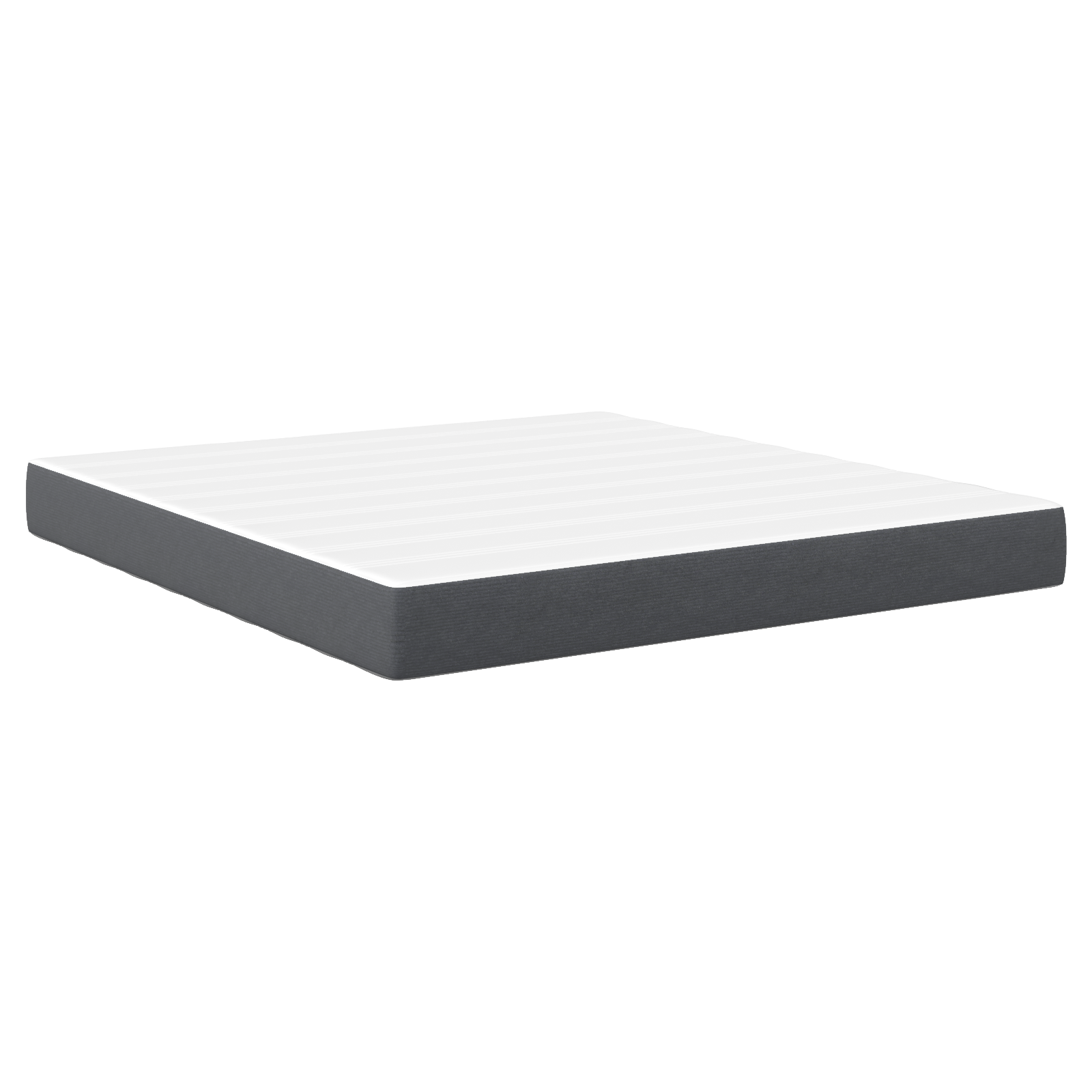 Medium Pocket Spring Mattress - Dark Grey - 180x200x20 cm Fabric - Image 2
