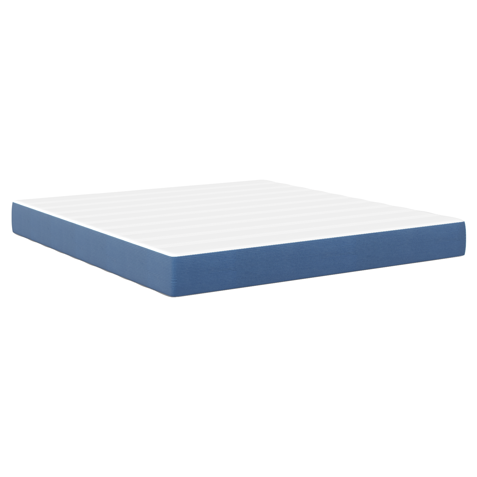 Pocket Spring Bed Mattress in Blue, Medium, 180x200x20 cm Fabric - Image 2