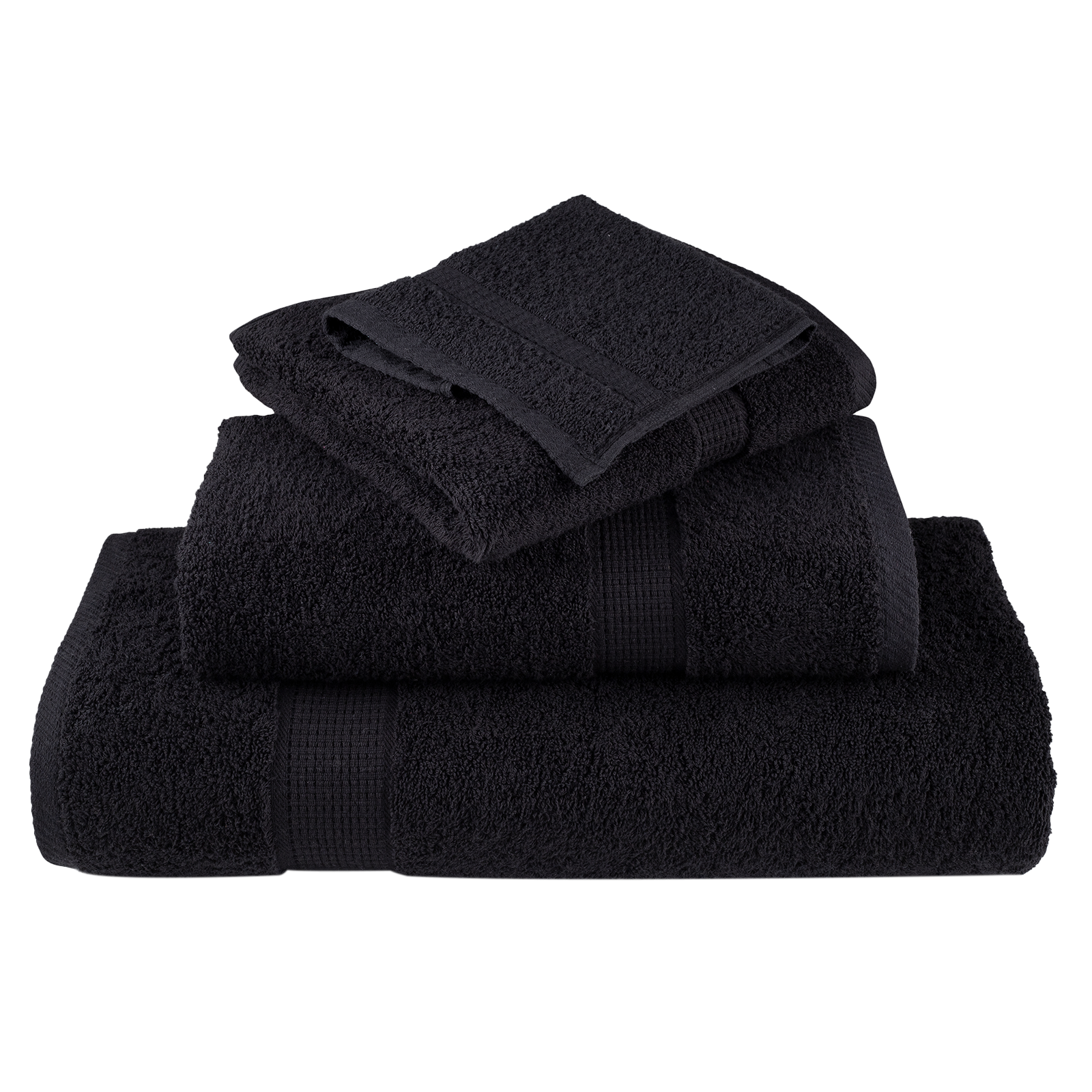Premium Sauna Towels "SOLUND" 25 pcs Black 80x200 cm 550 gsm - Image 4
